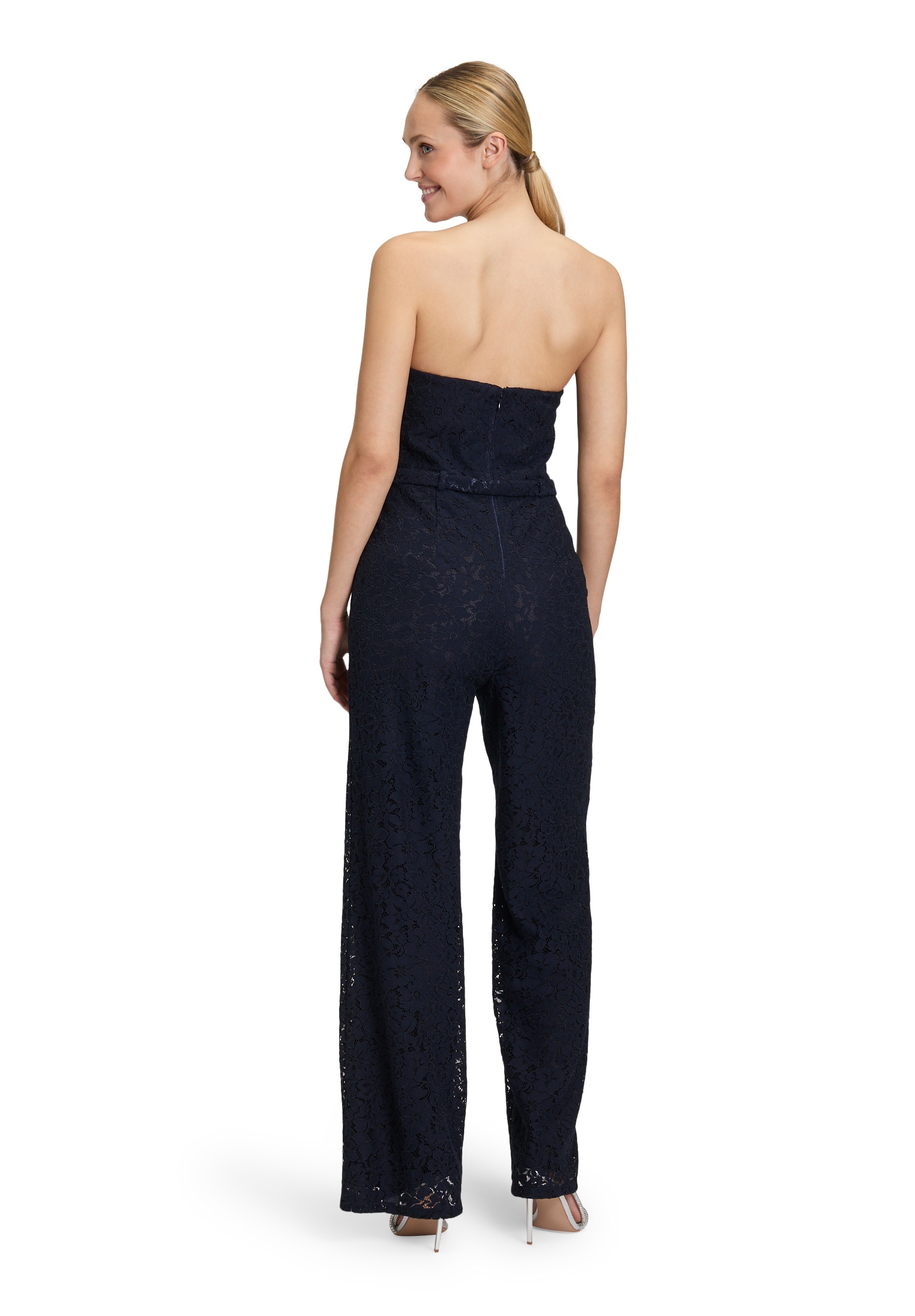 Vera Mont Overall »Vera Mont Damen Jumpsuit mit Spitze«, (1 tlg.), Gürtel
