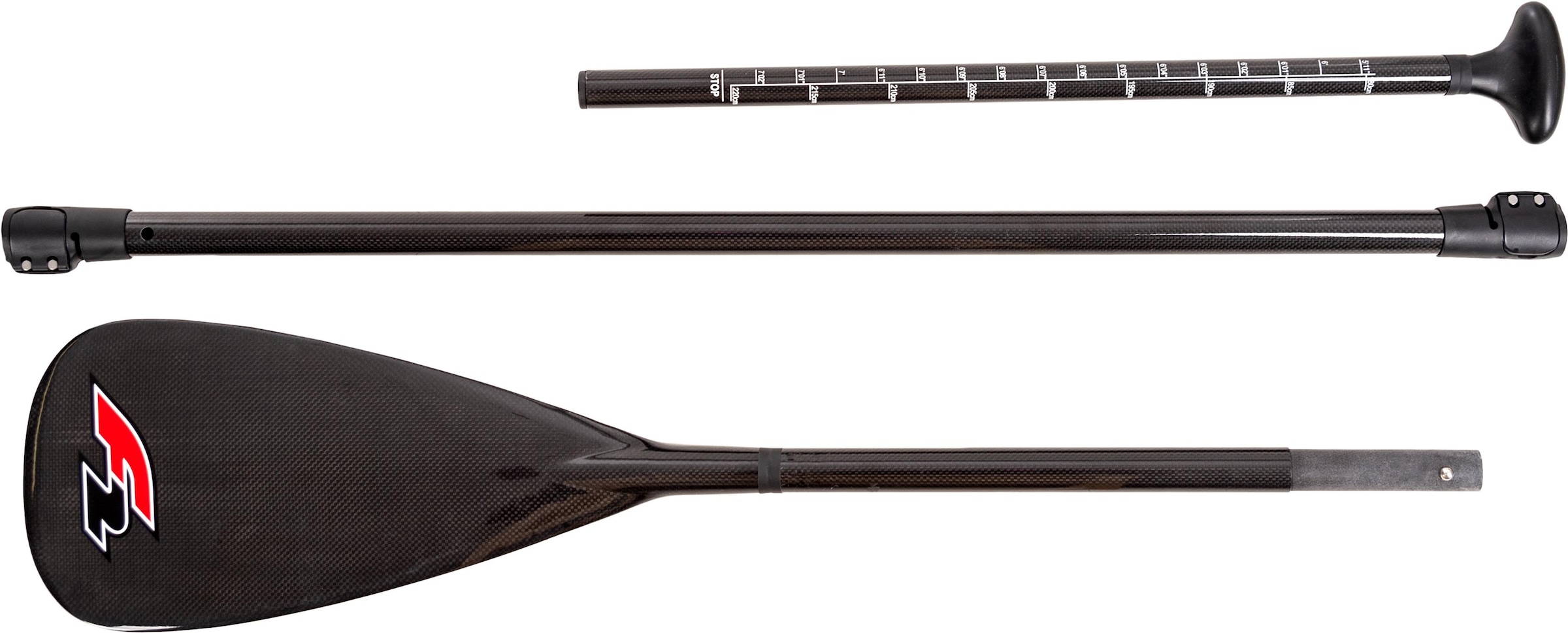 »F2 3tlg« BAUR Carbon | SUP-Paddel F2 Composite Paddle