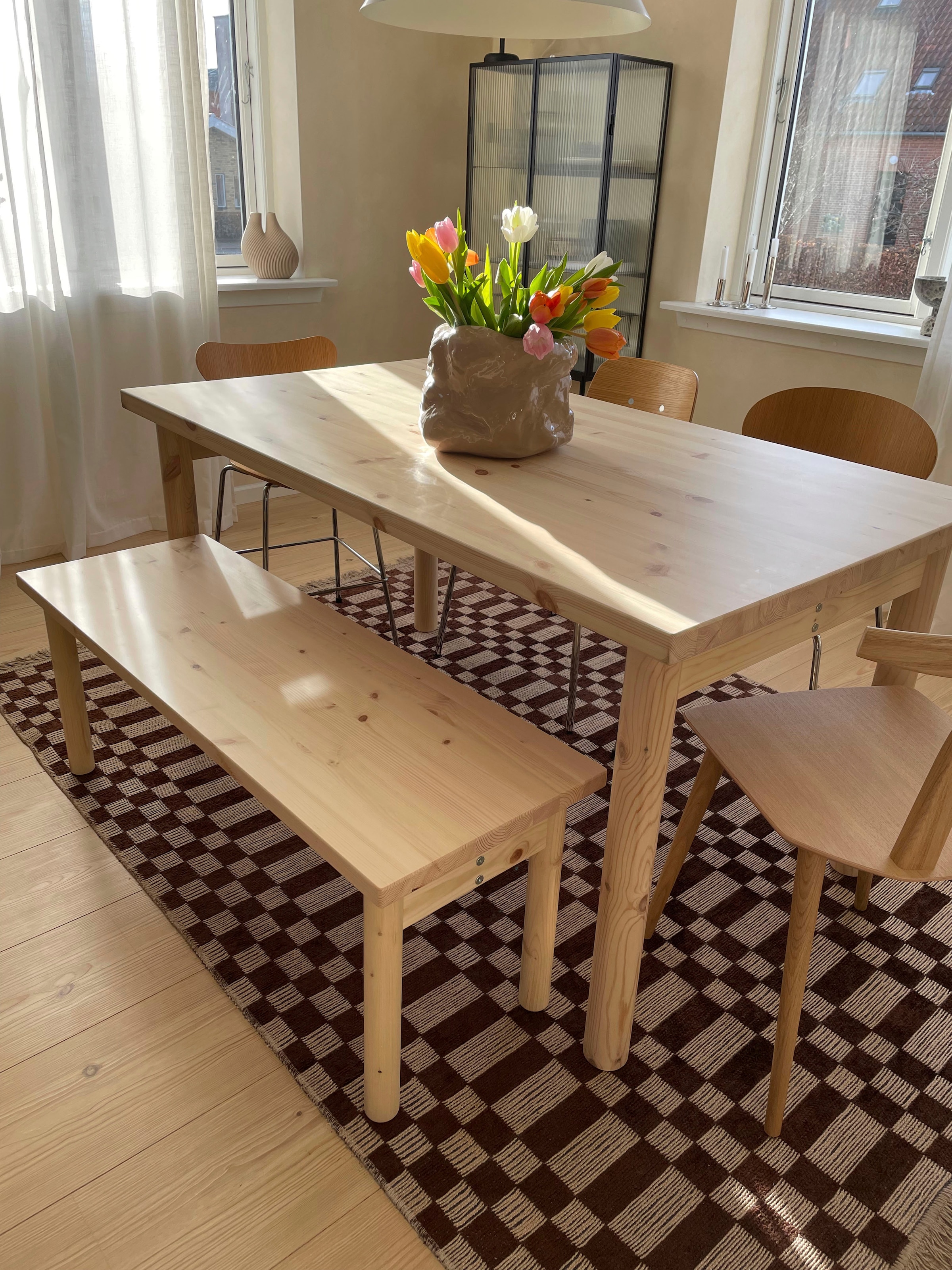 Karup Design Esstisch »PACE DINING TABLE« aus FSC®-zertifiziertem Kiefernholz, Größe 150 x 75 cm.