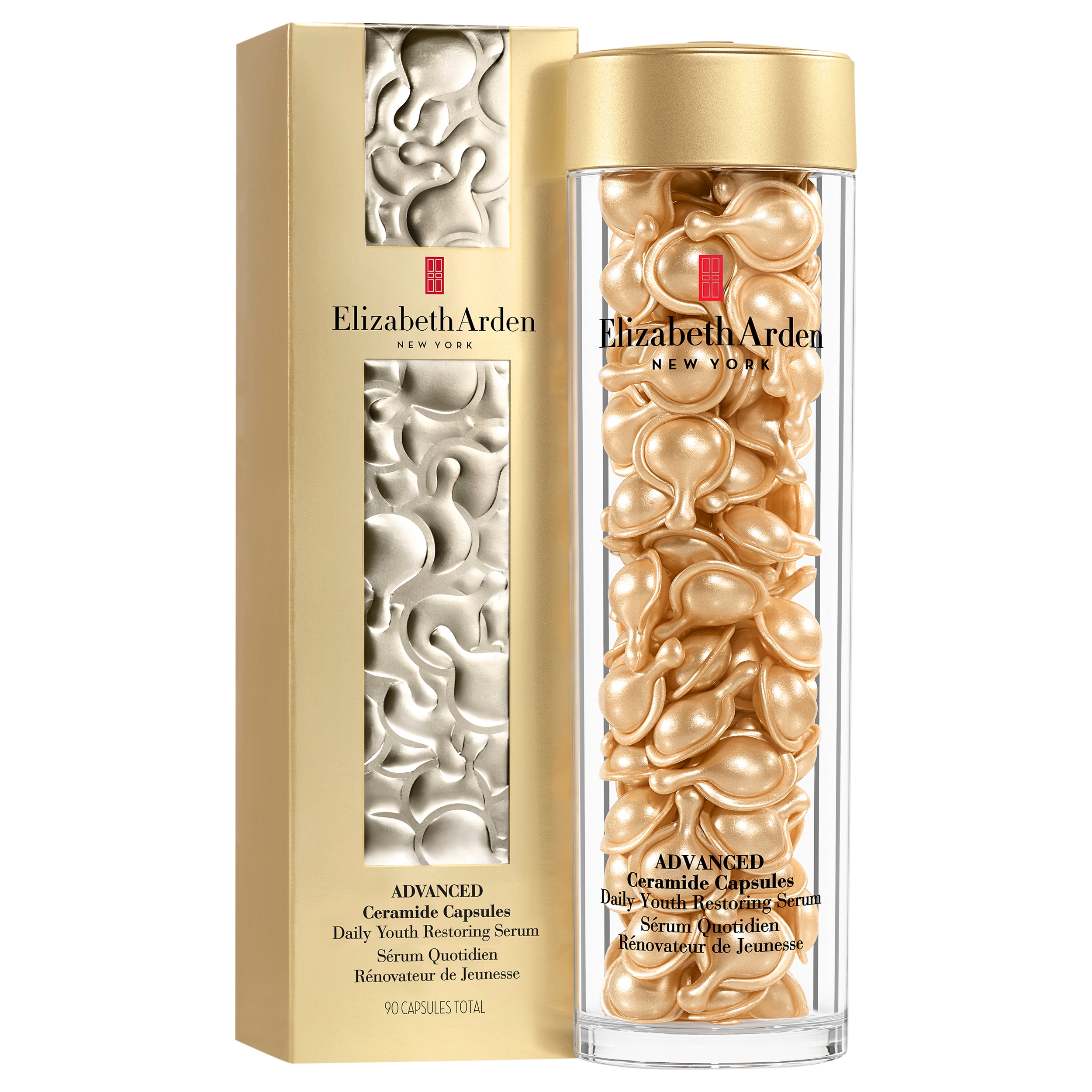 Elizabeth Arden Gesichtsserum "ADVANCED CERAMIDE LIGHT CAPSULES" mit Kapseltechnologie, schnell einziehend, ultraleichte Textur