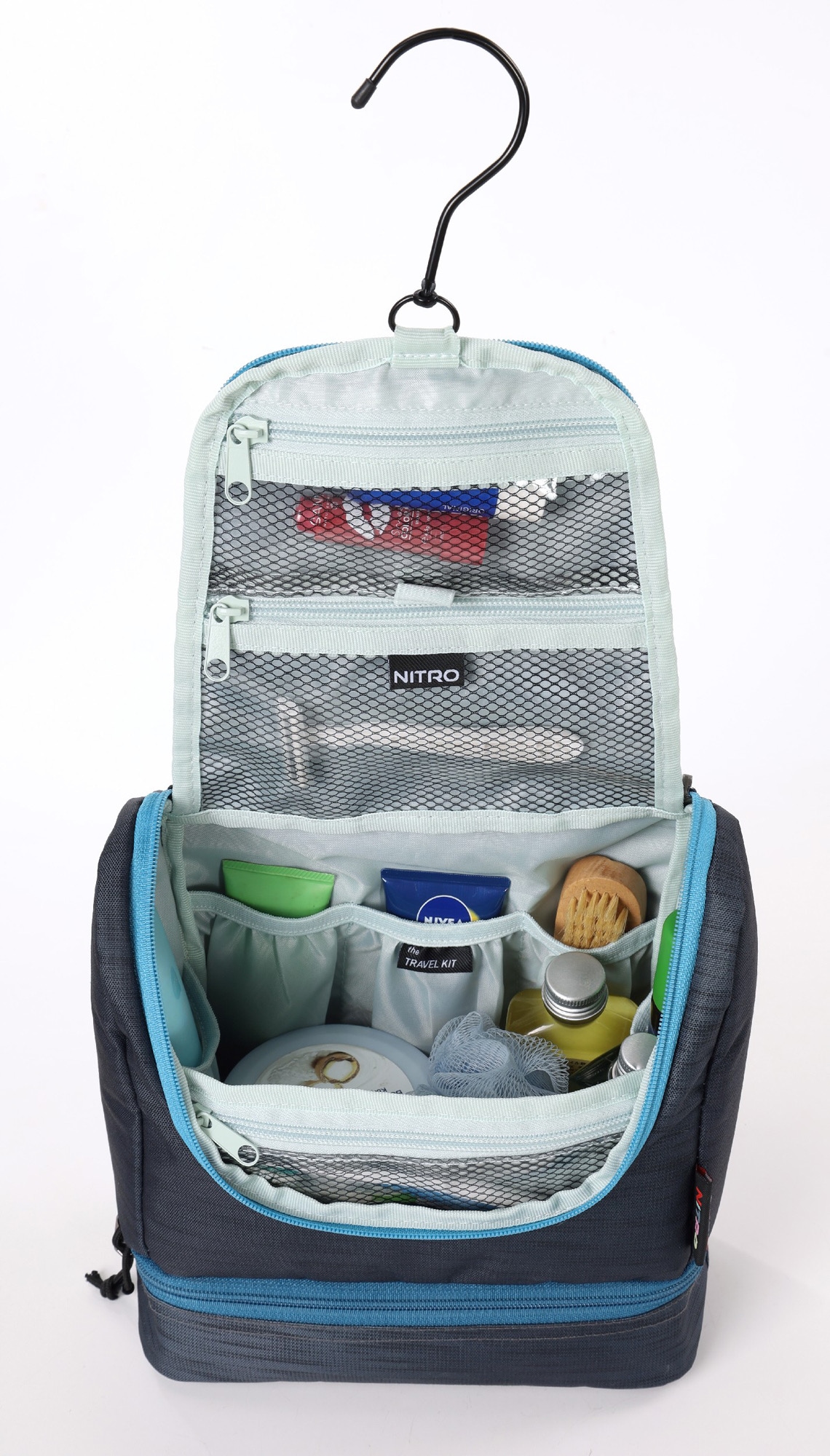 NITRO Kulturbeutel »TRAVEL KIT, Haze«, Beauty Case, Reise Kulturtasche, Travel Case, zum Aufhängen