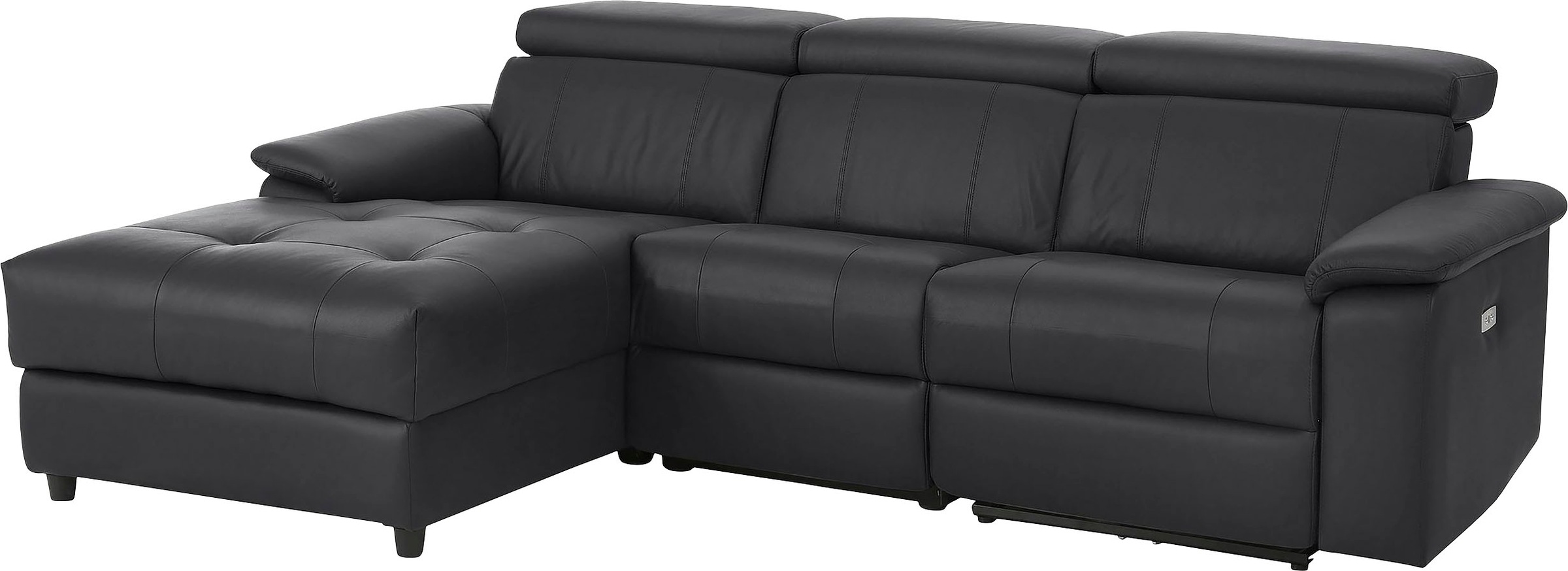 Home affaire Ecksofa »Binado, L-Form,«, mit manueller oder elektrischer Relaxfunktion mit USB-Anschluss