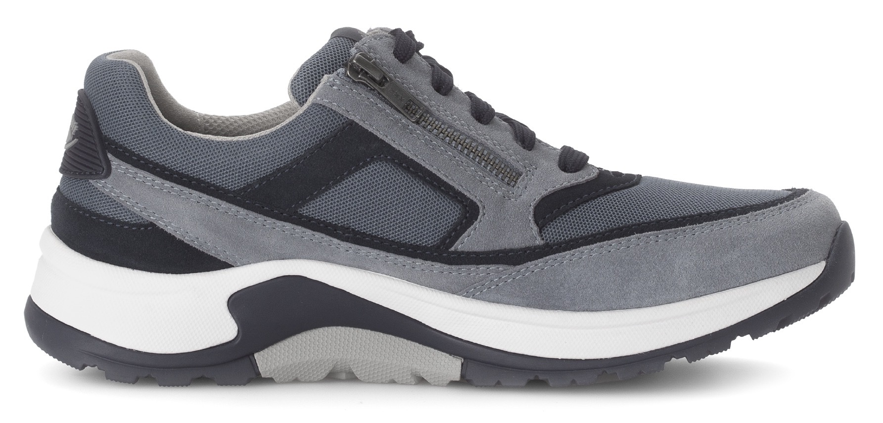 Gabor Rollingsoft Keilsneaker, Schnürschuh, Halbschuh, Freizeitschuh, Außenreißverschluss, G-Weite