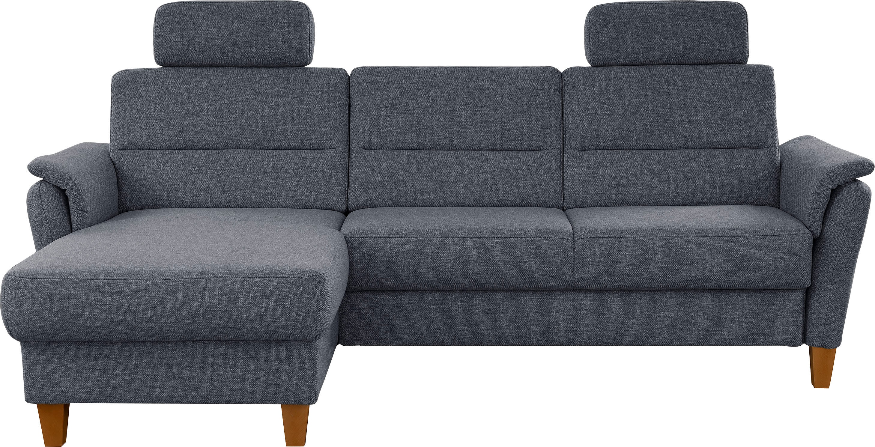 Home affaire Ecksofa "Palmera L-Form, B: 244 cm - OTTO. Verlässliche Qualität." optional Schlaffunktion & Bettkasten, Federkern