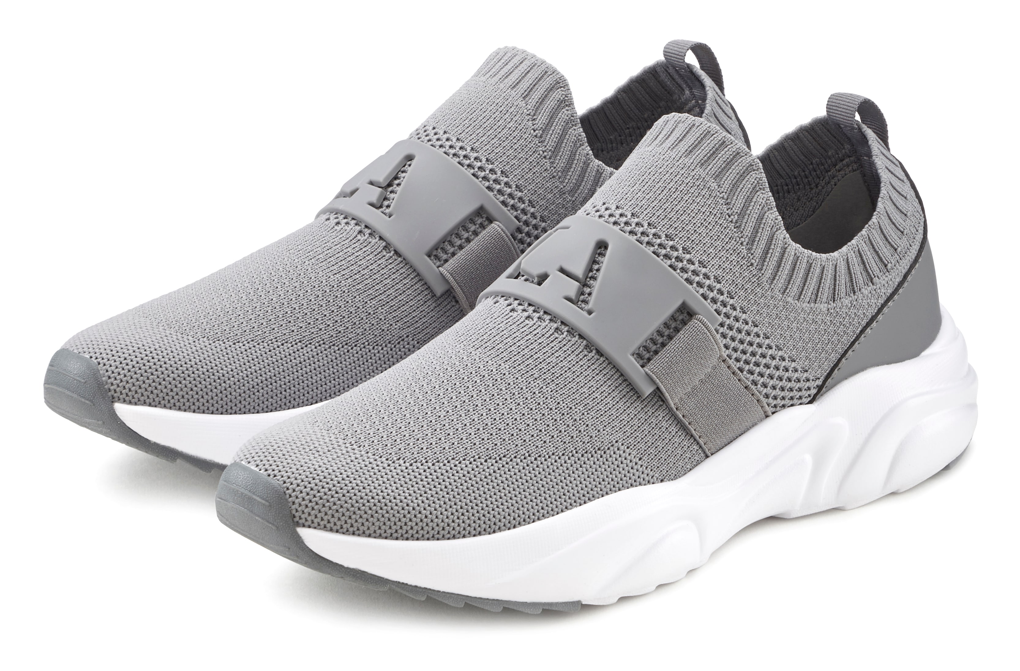 LASCANA ACTIVE Sneaker "Slip-On-Sneaker," Halbschuh, Freizeitschuh, Slipper, Chunky Sohle VEGAN