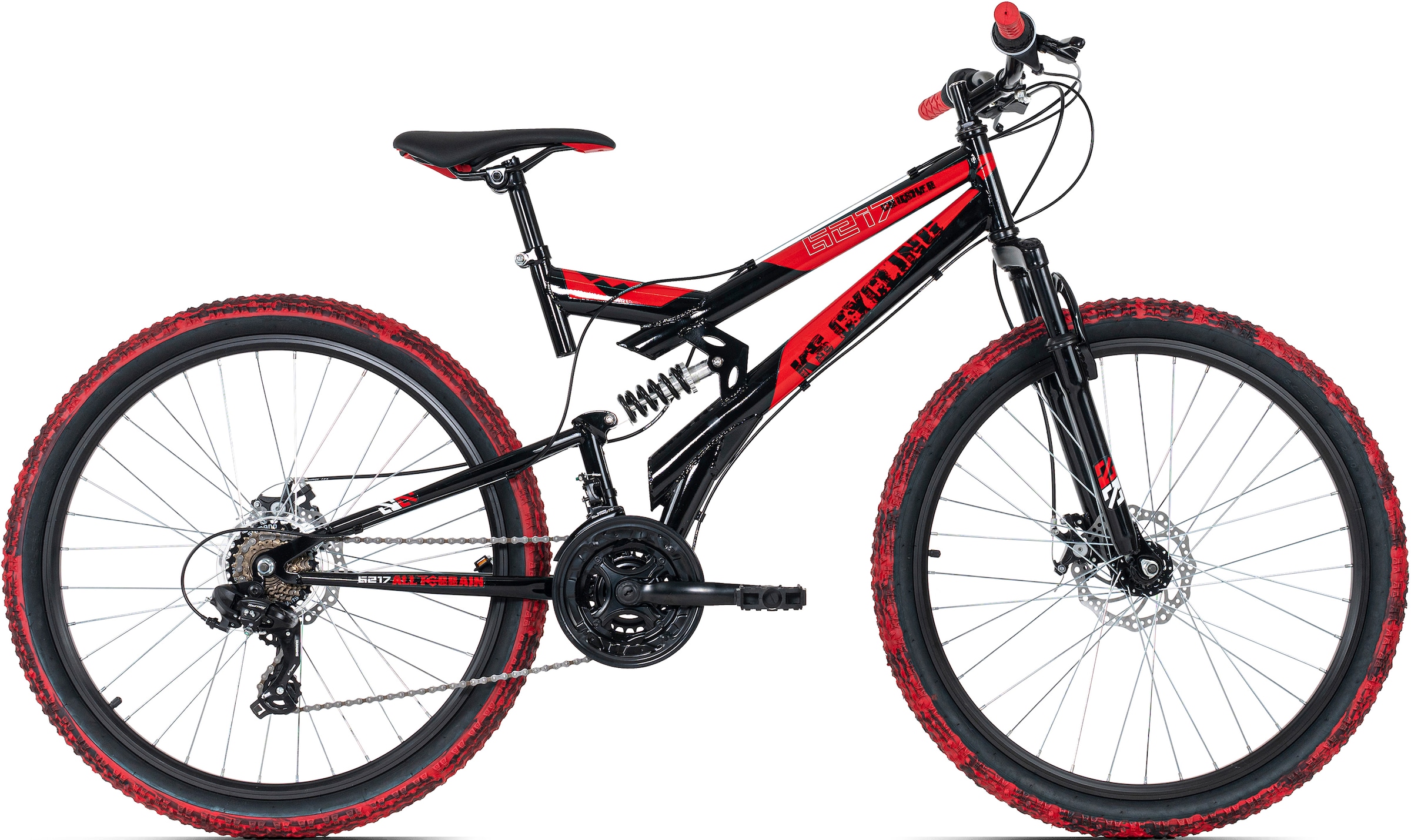 KS Cycling Mountainbike »Crusher«, 21 Gang, Shimano, Tourney Schaltwerk, Kettenschaltung kaufen