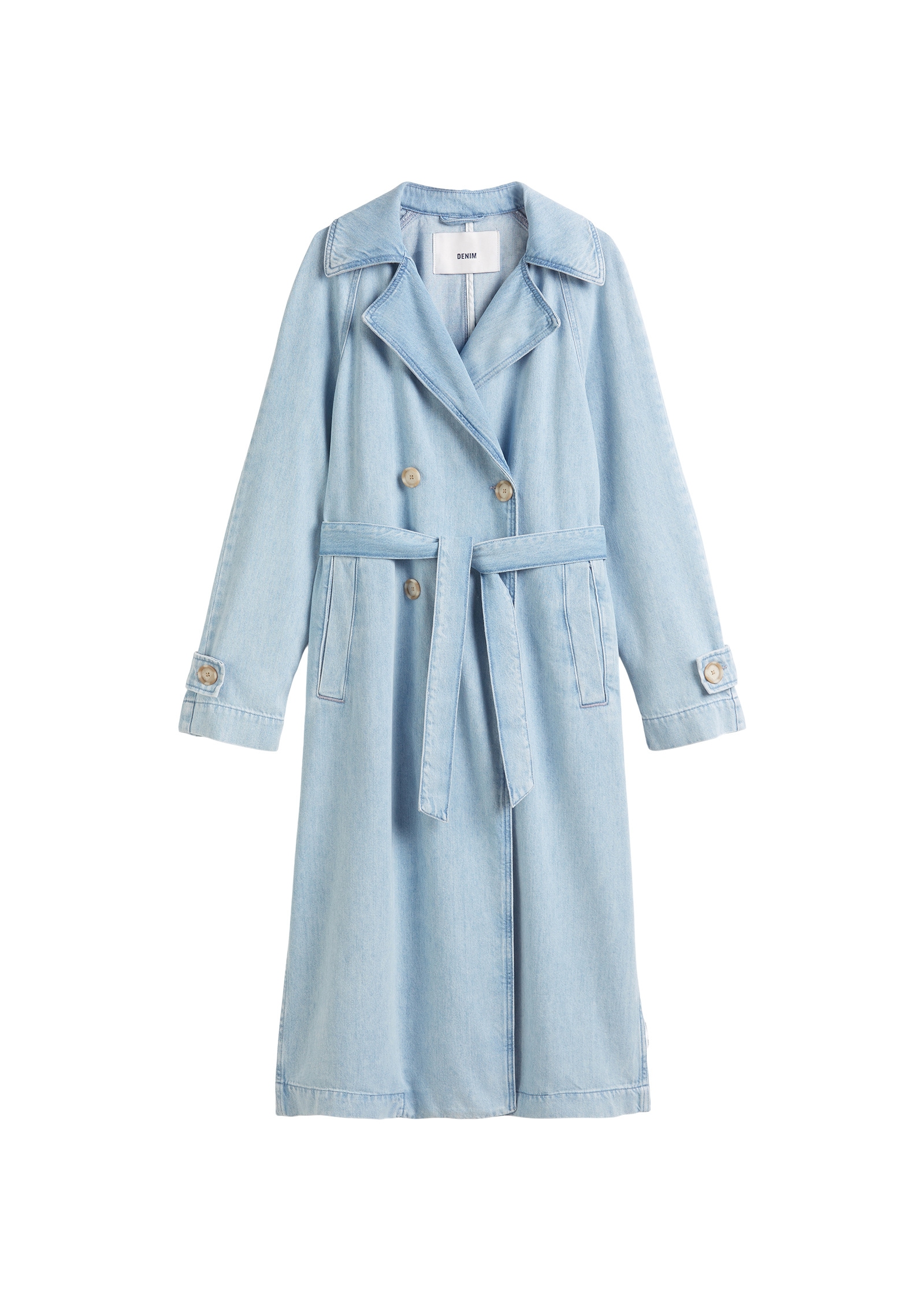 Marc O'Polo DENIM Trenchcoat »made with Orange Fiber«
