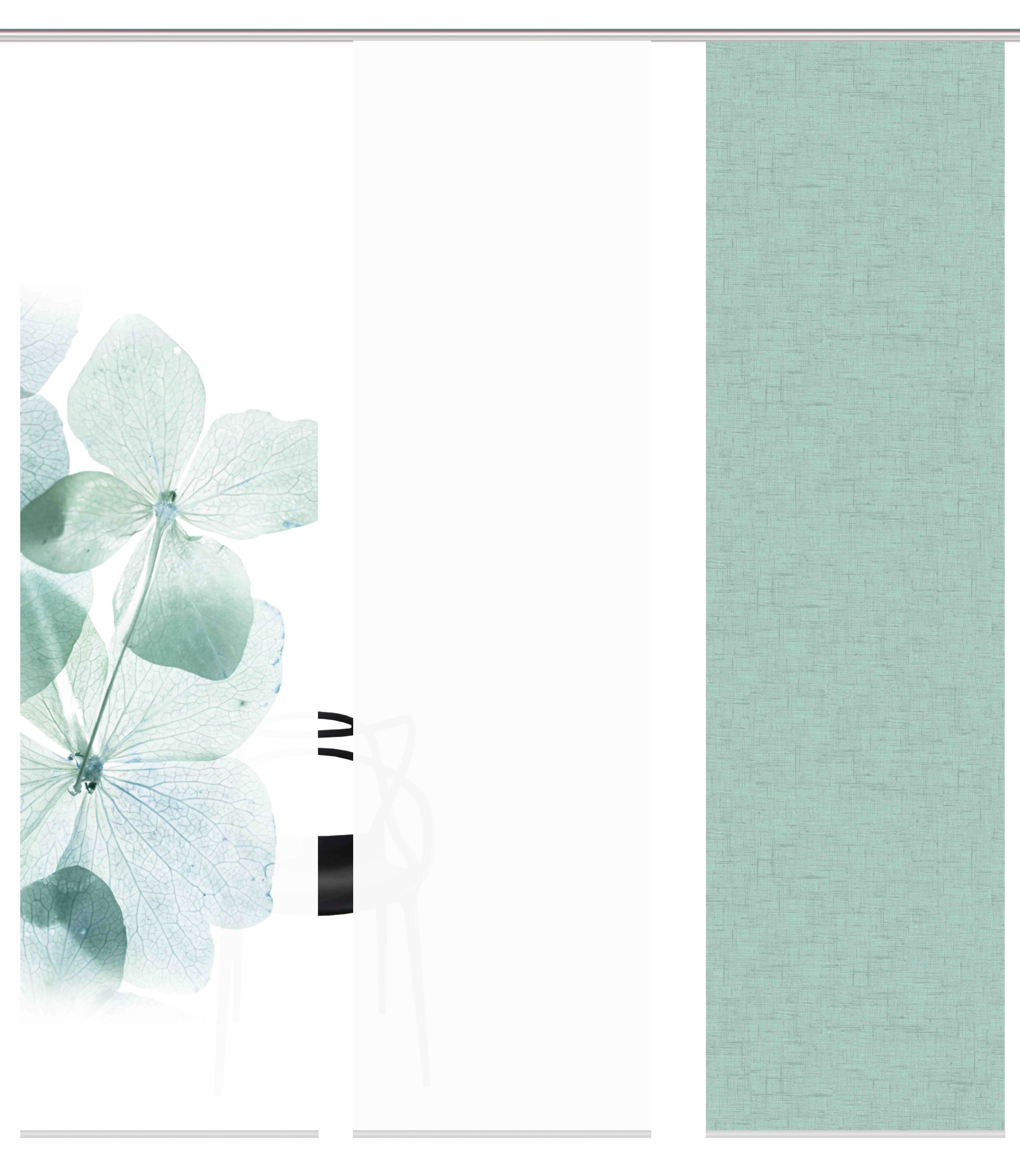 HOME WOHNIDEEN Schiebegardine "BONITA 3er SET" Paneelwagen 3 Stk. tlg. Schi günstig online kaufen