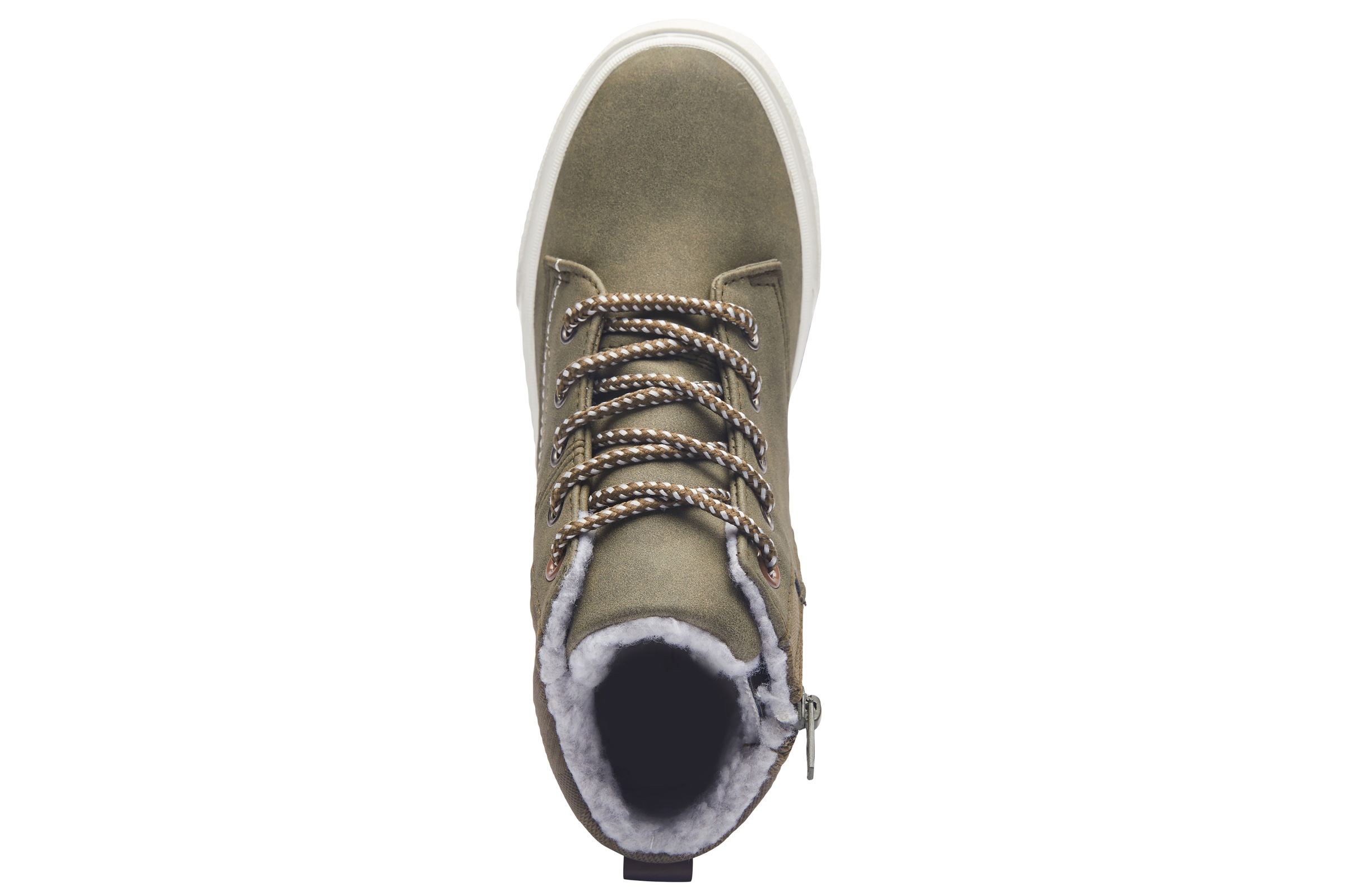 Sneaker KANGAROOS "Kavu X", Mädchen, Gr. 31, grün (olive, camo), Synthetik, Textil, Schuhe Sneaker 3