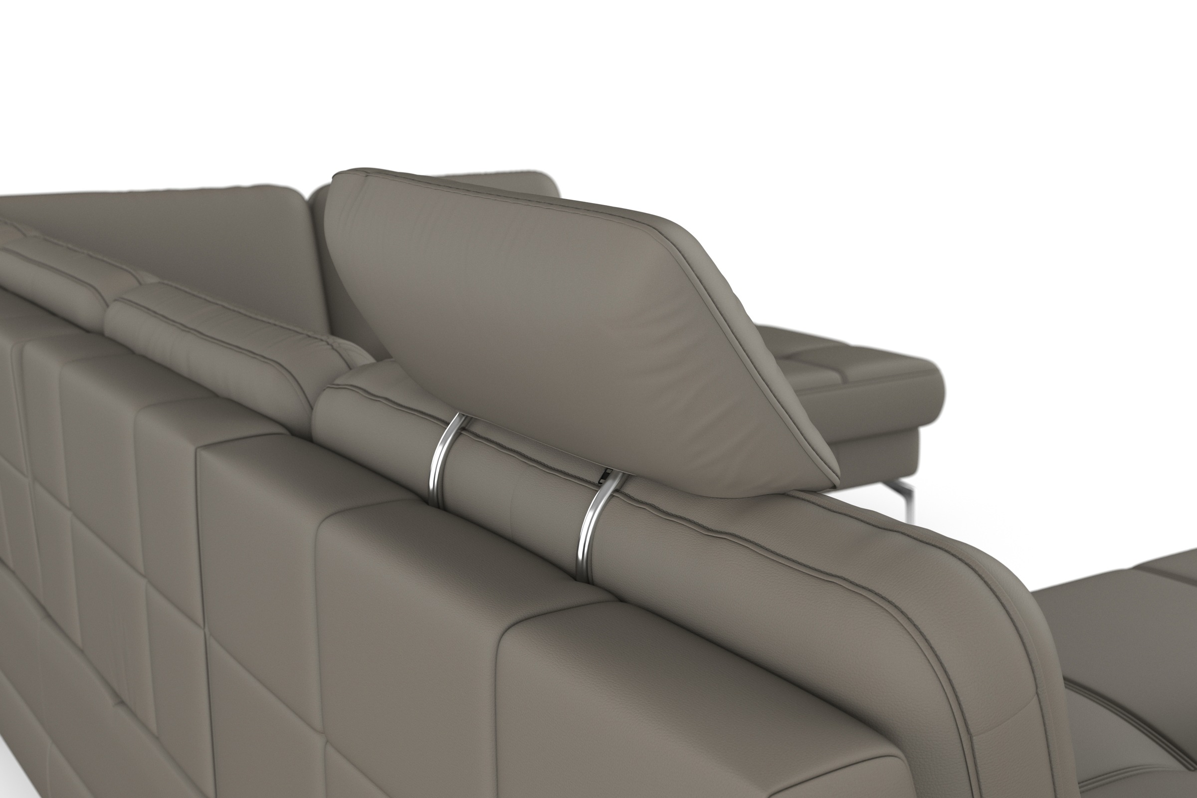 sit&more Wohnlandschaft »Bendigo U-Form«, inklusive Sitztiefenverstellung, Bodenfreiheit 15 cm, in 2 Fußfarben