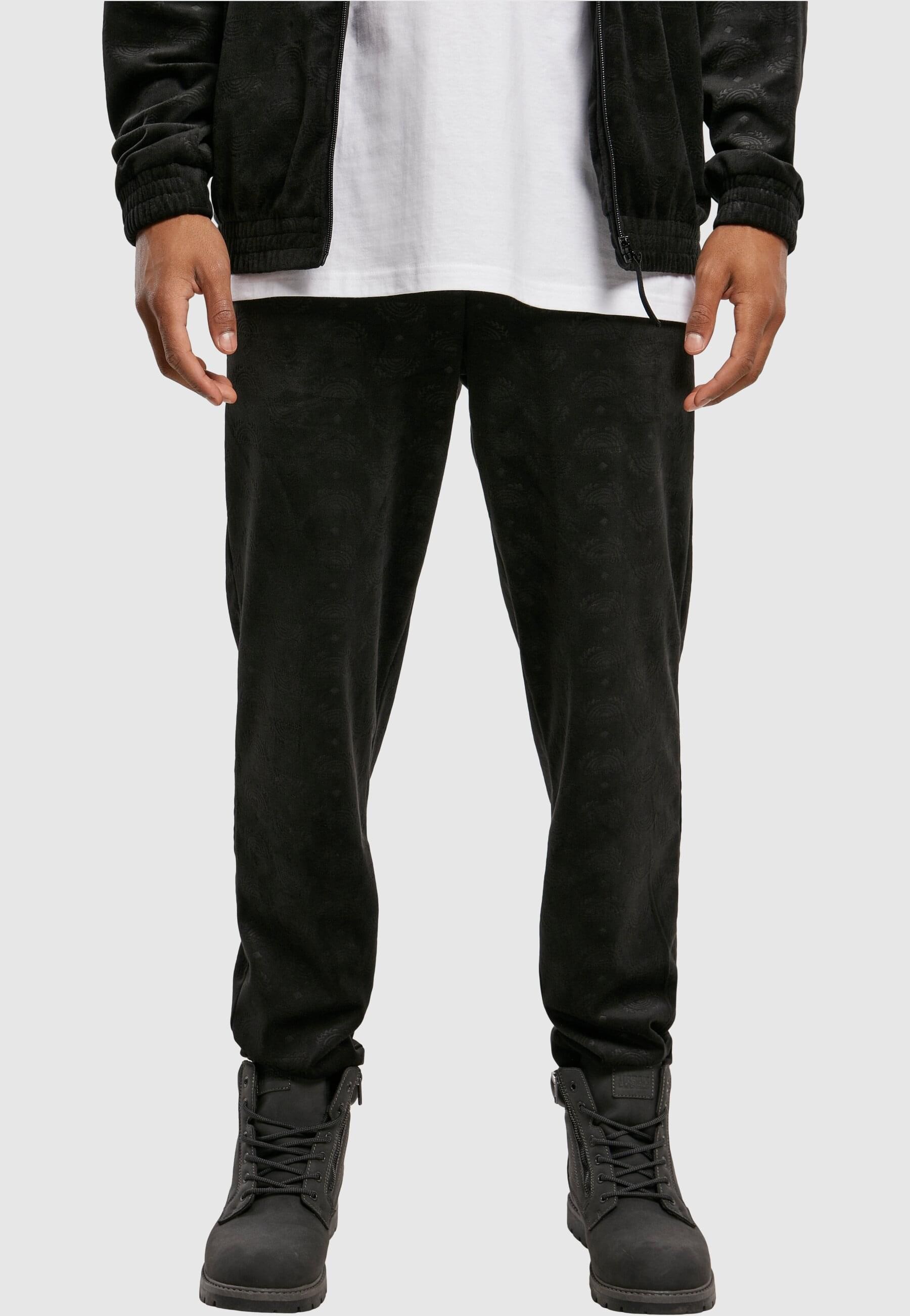 Southpole Stoffhose »Southpole Herren Southpole AOP Velour Pants«, (1 tlg.)