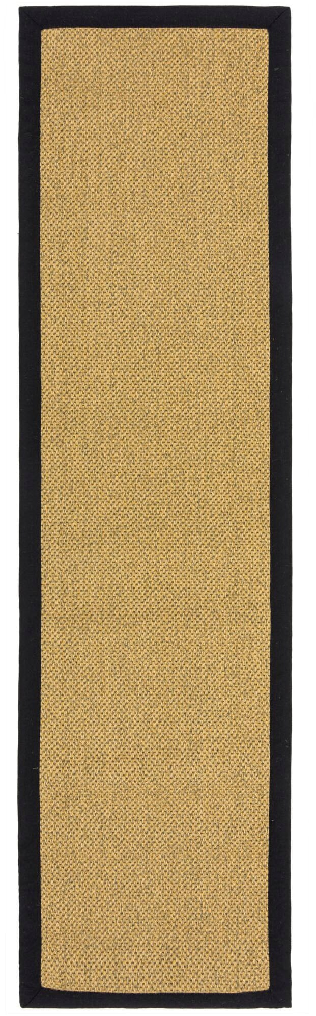 FLAIR RUGS Teppich »Sisal Look« rechteckig 6 mm Höhe Sisal Look Border Indoor Outdoor Bodenläufer Teppich