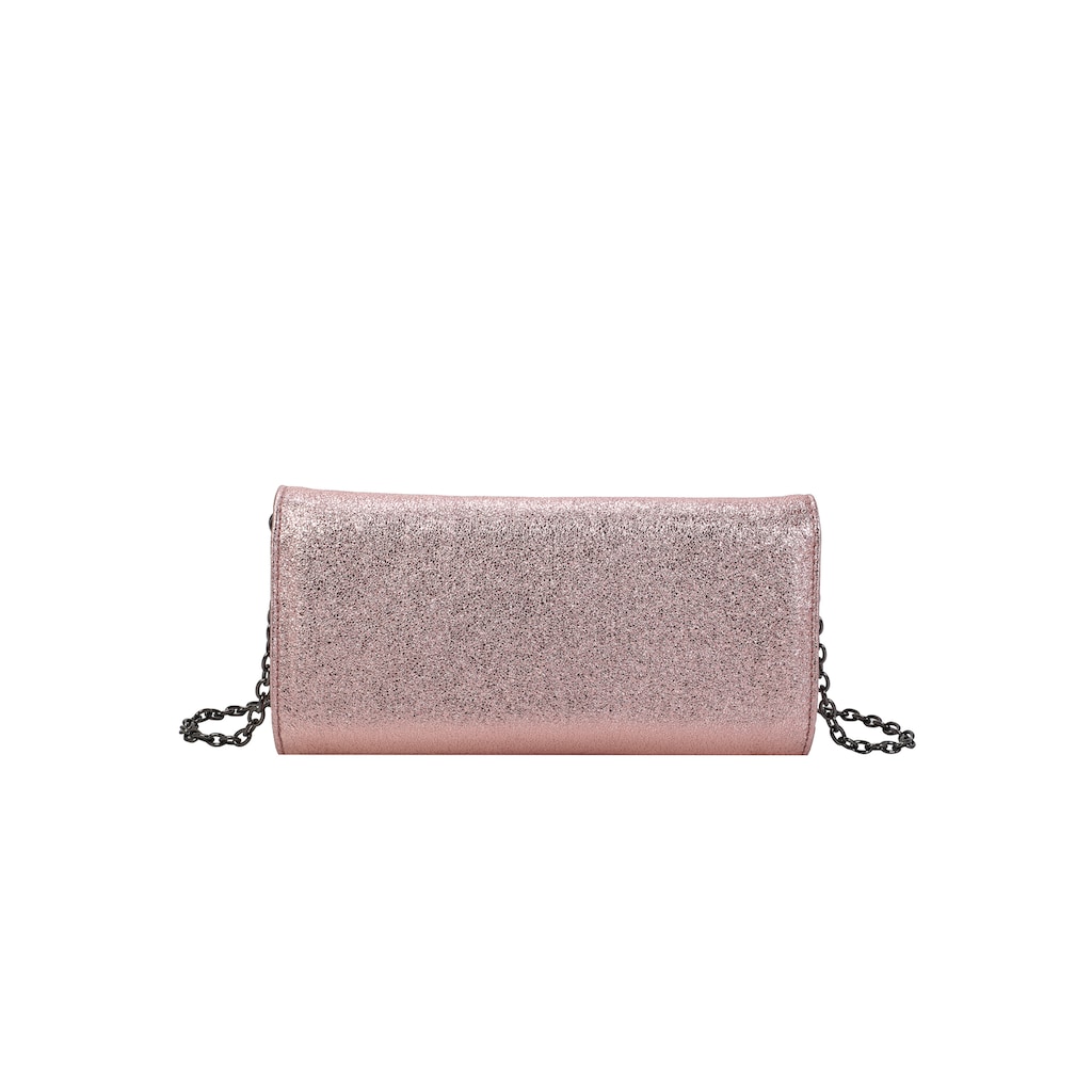 Buffalo Clutch »Secco Glitter«, mit stylischem Ketten-Schulterriemen