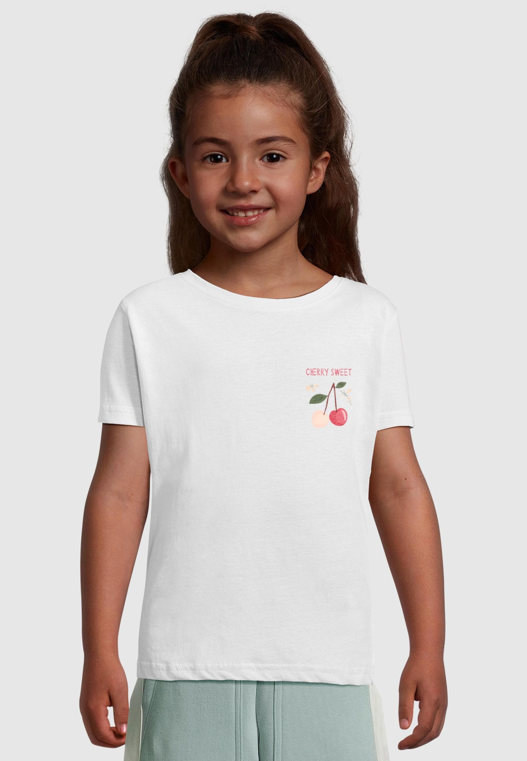 Merchcode T-Shirt »Merchcode Girls Cherry Sweet - T-Shirt« 1 Stk. tlg.