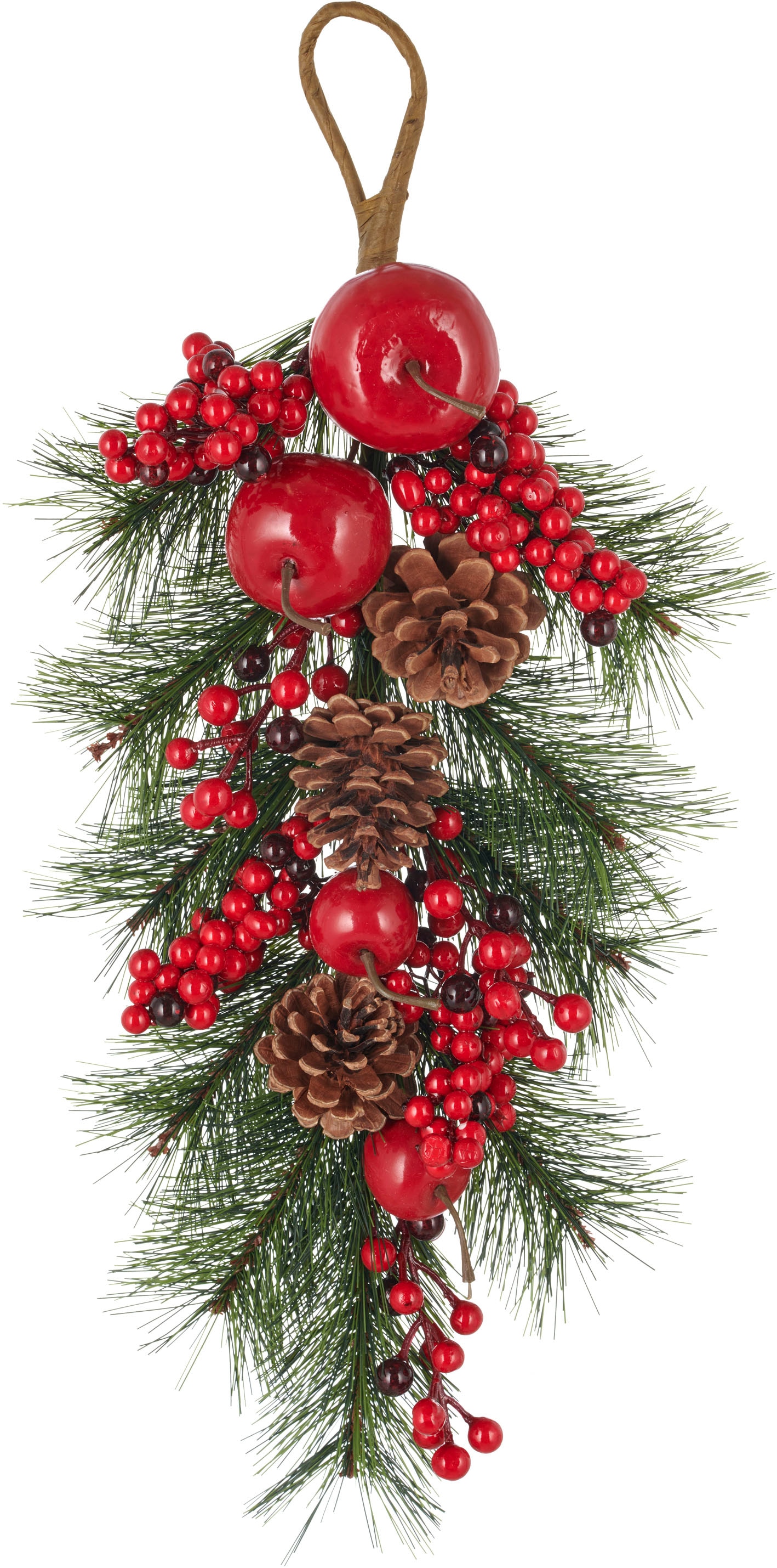 Creativ green Kunstranke "Hänger mit Tannenzweigen" und üppig dekorierten A günstig online kaufen
