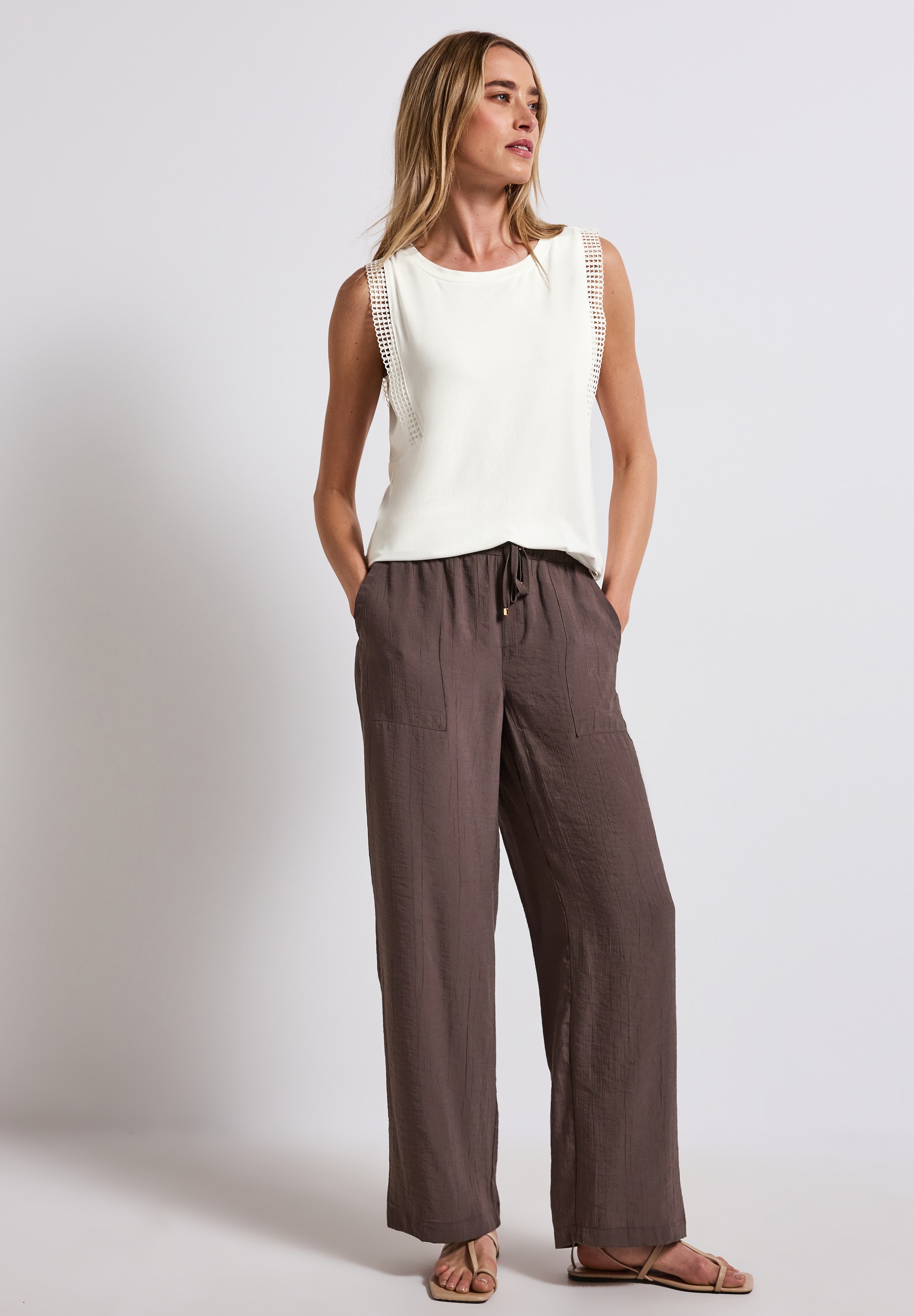 STREET ONE Tanktop, aus stretchigem Viskosematerial