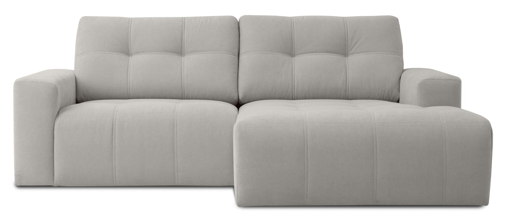 Home affaire Ecksofa "Turnon, Lounge-sofa, Breite 221 cm", Chenille, mit Kn günstig online kaufen