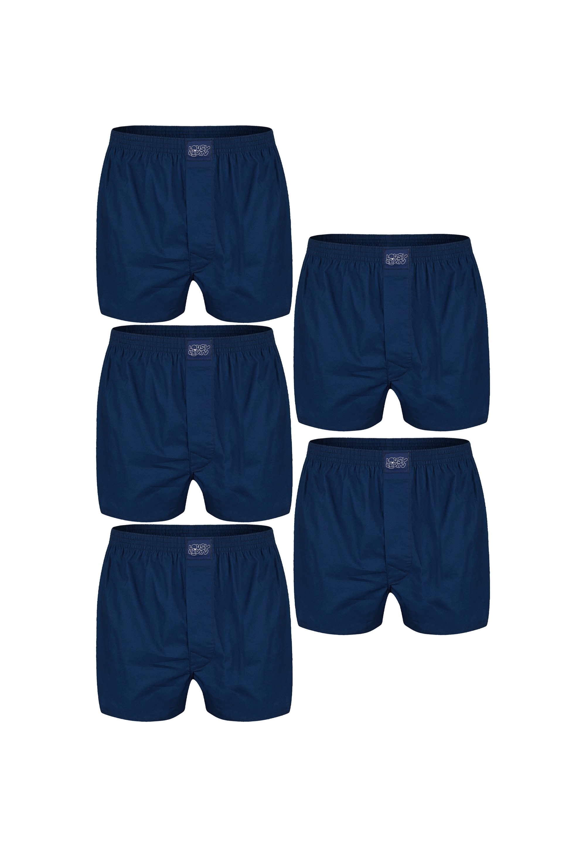 Lousy Livin Boxershorts »Plain 5 Pack Boxershorts«