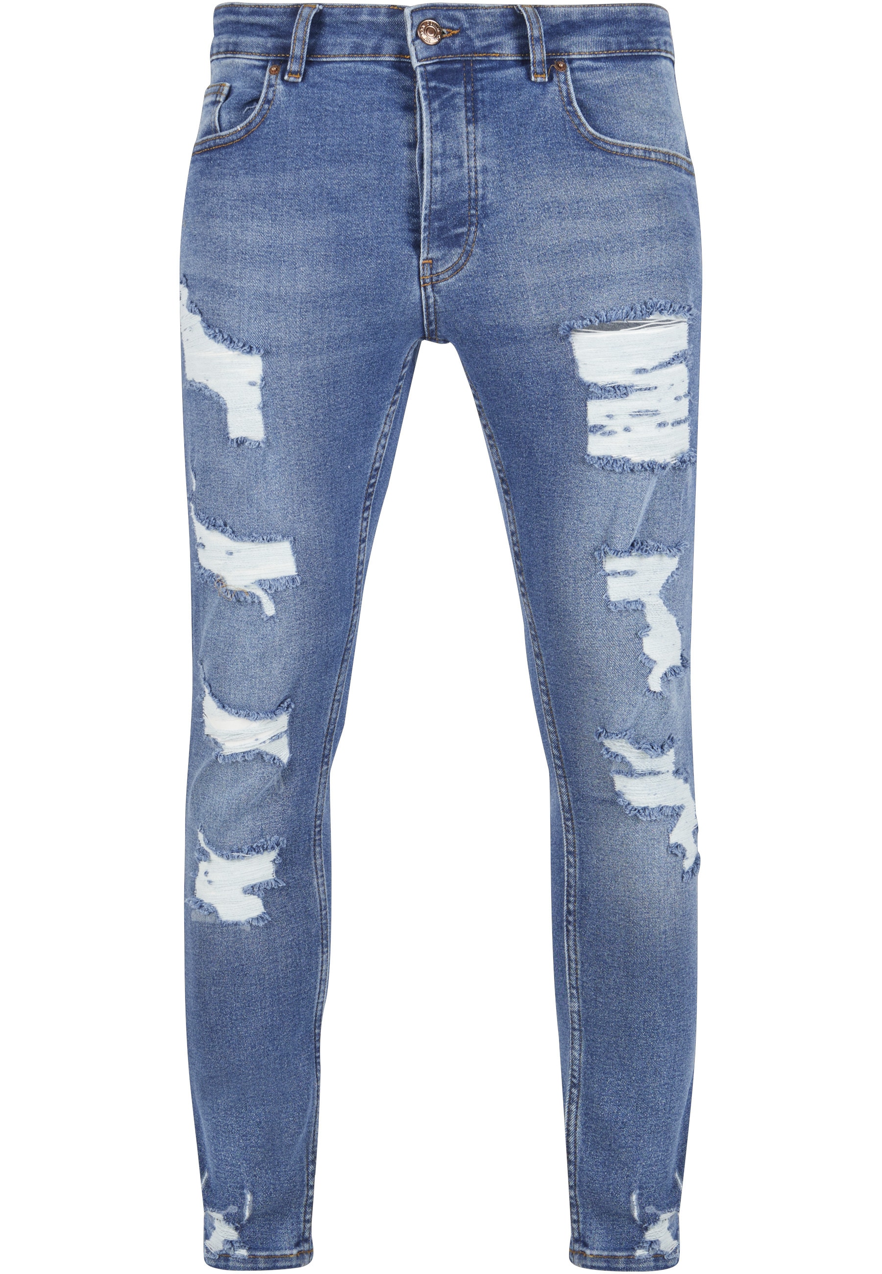 2Y Premium Bequeme Jeans "2Y Premium Herren 2Y Skinny Fit Destroyed Jeans" günstig online kaufen