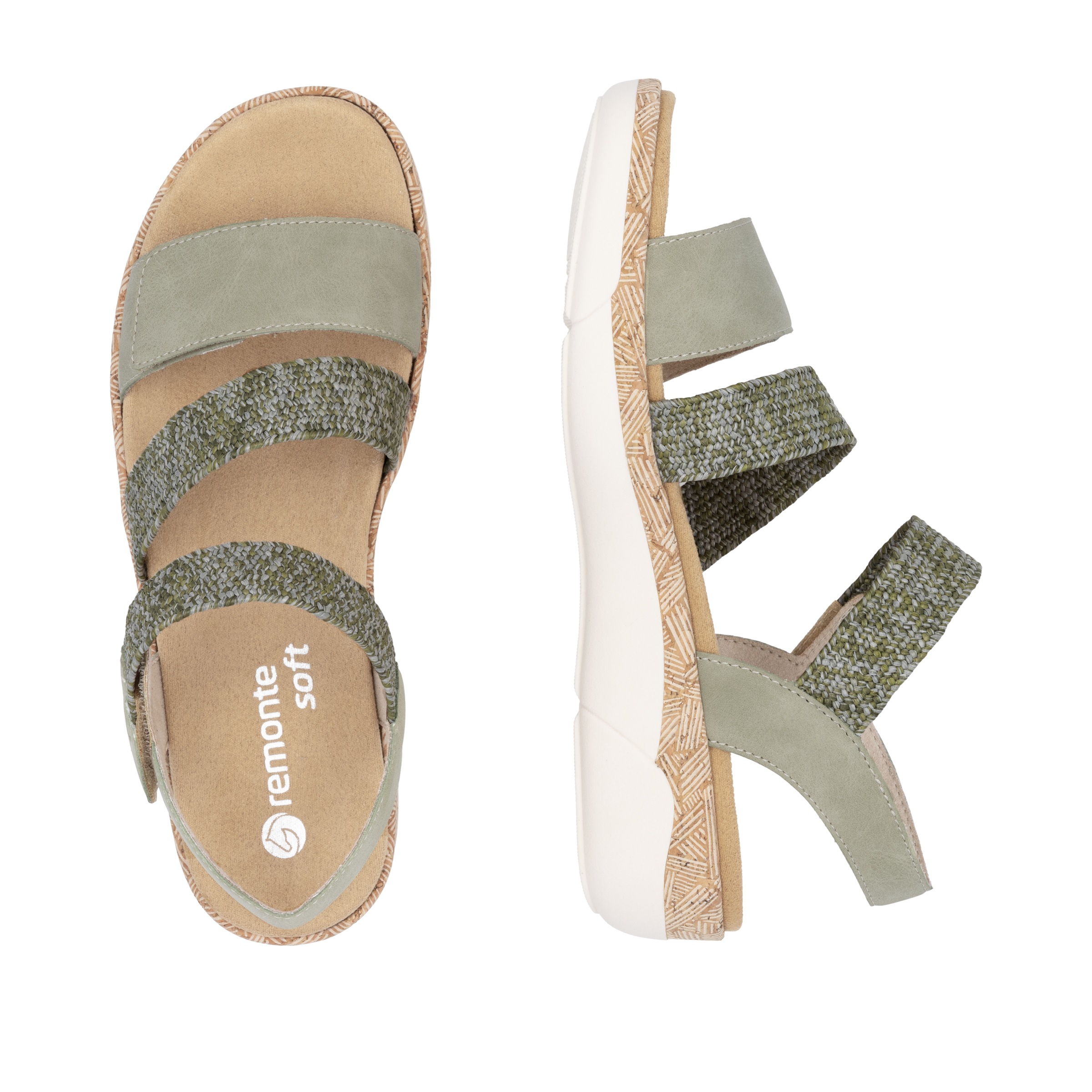 Remonte Keilsandalette, Riemchensandale, Bequemschuh, Sommerschuh mit Soft-Fußbett