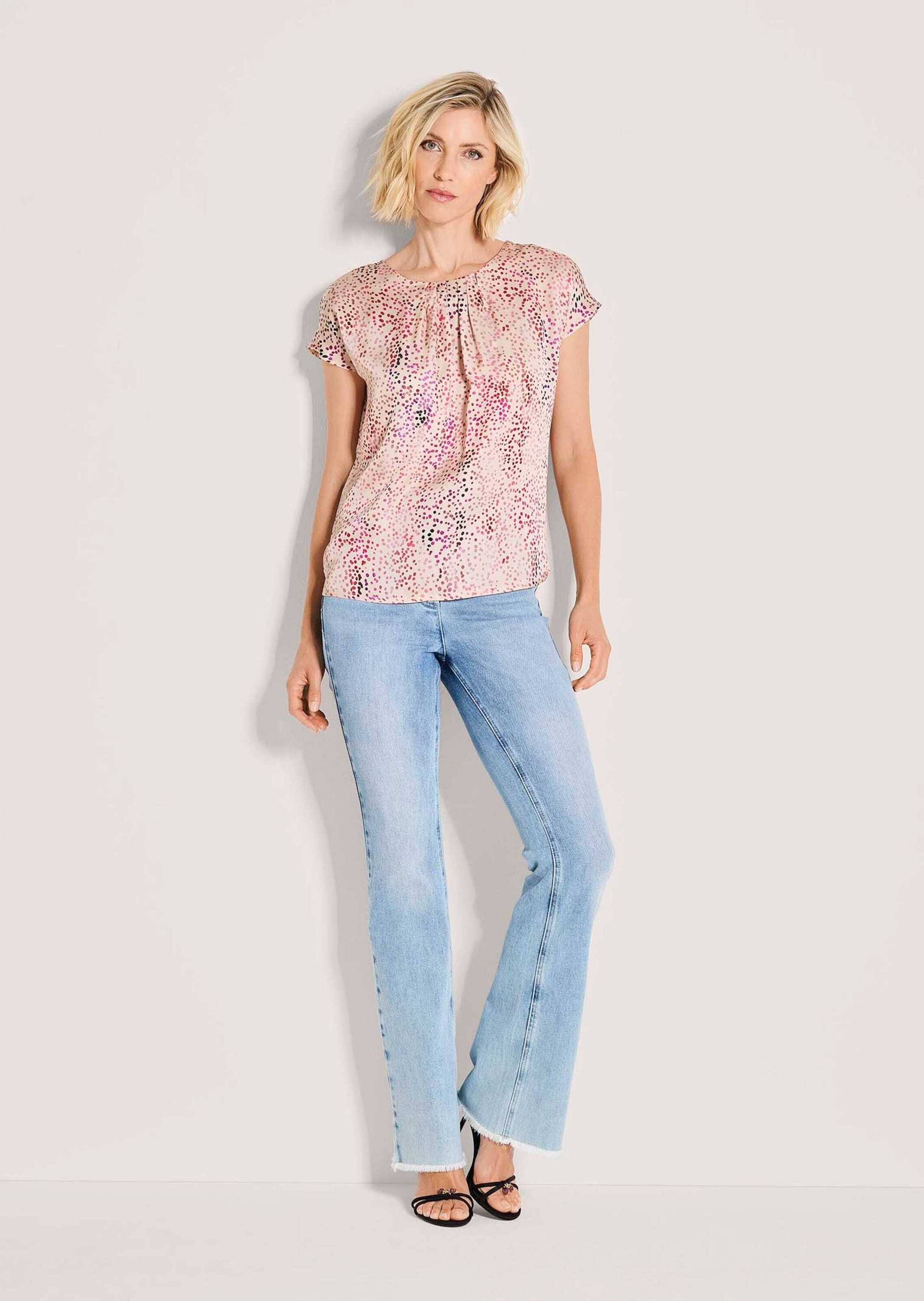 MADELEINE Shirtbluse "Blusenshirt Druckbluse mit Tupfenmuster" Shirt mit Tu günstig online kaufen