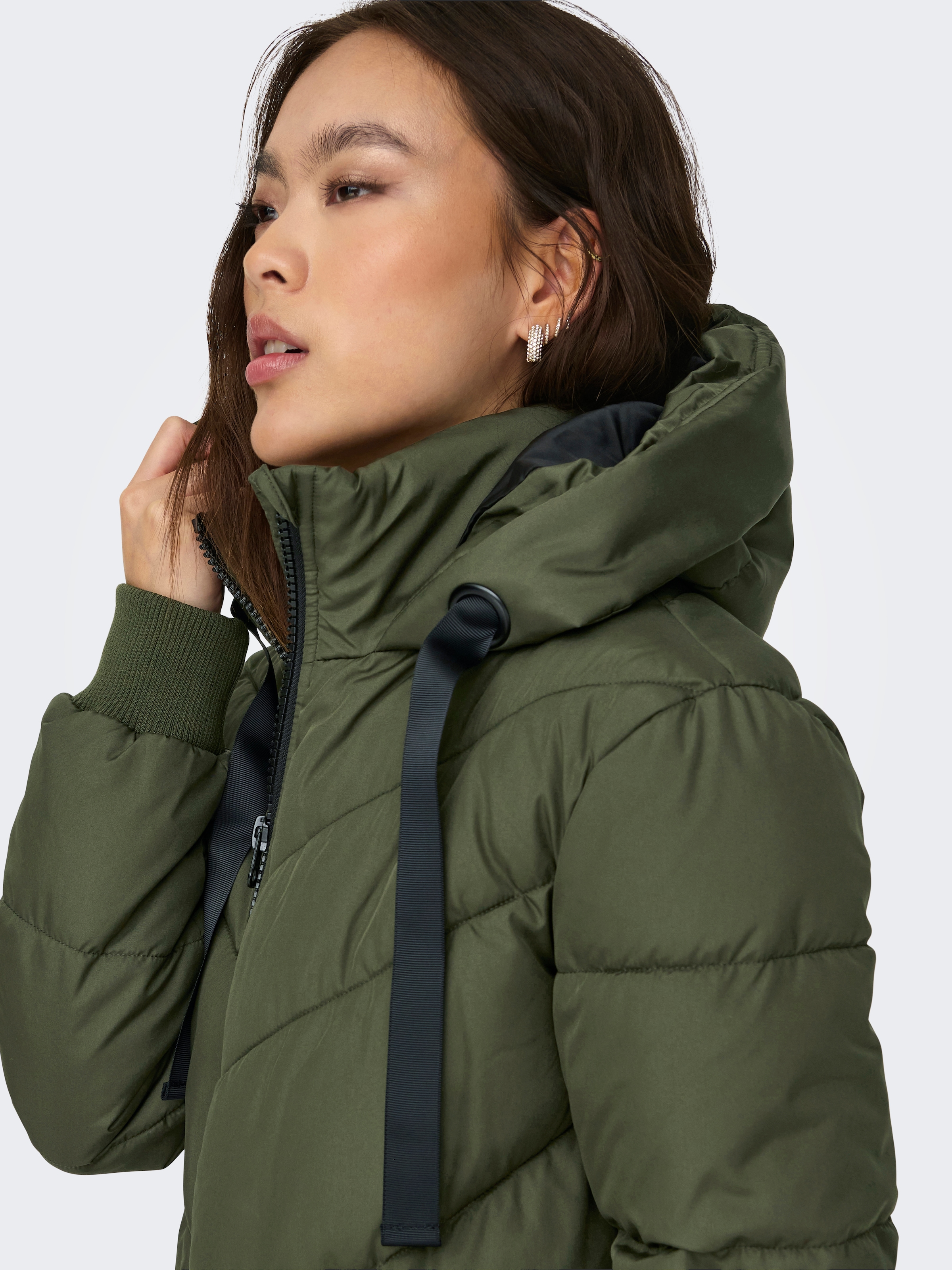 JDY Steppmantel »JDYSKYLAR LIFE HOOD JACKET OTW NOOS«