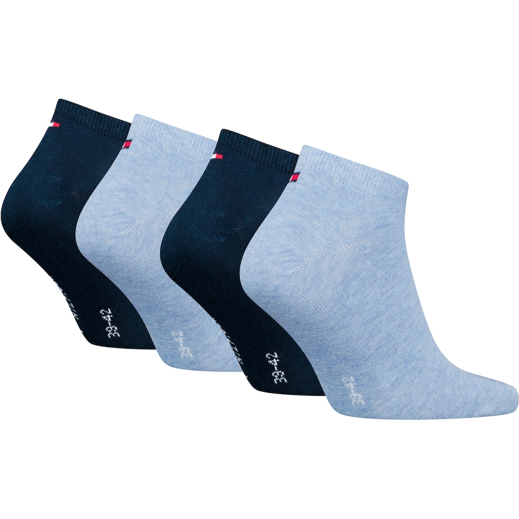 Tommy Hilfiger Sneakersocken, mit feinem Rippenbündchen