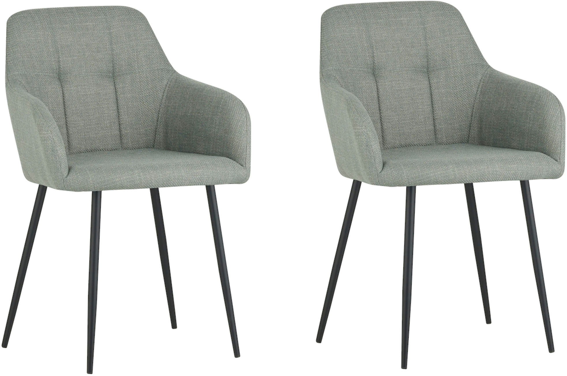 HELA Esszimmerstuhl "HANNA" (Set) 2 Stk.Schalenstuhl, Armlehnen Stuhl, Bezu günstig online kaufen