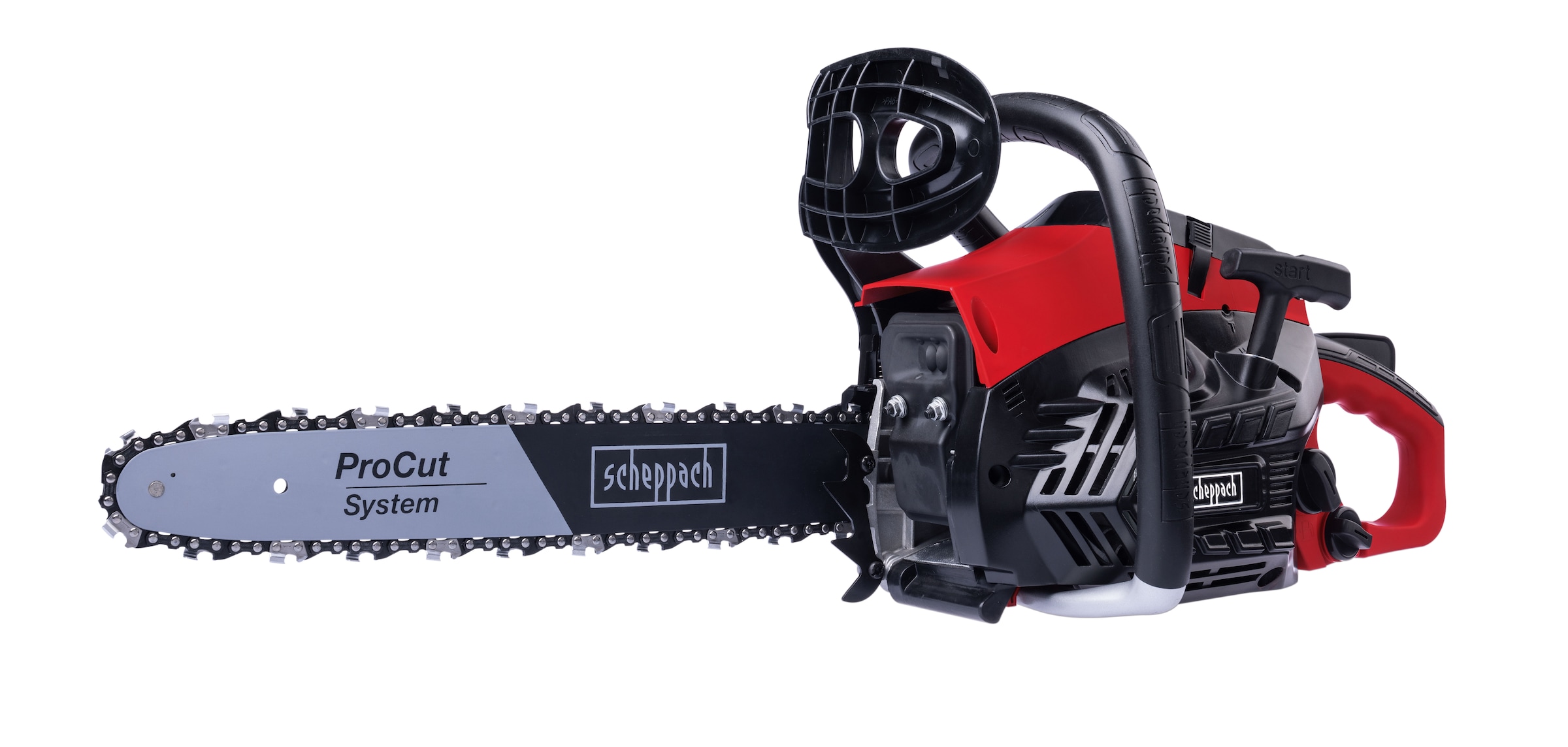 Benzin-Kettensäge SCHEPPACH, schwarz, Kunststoff, Kettensägen, "PCS38"
