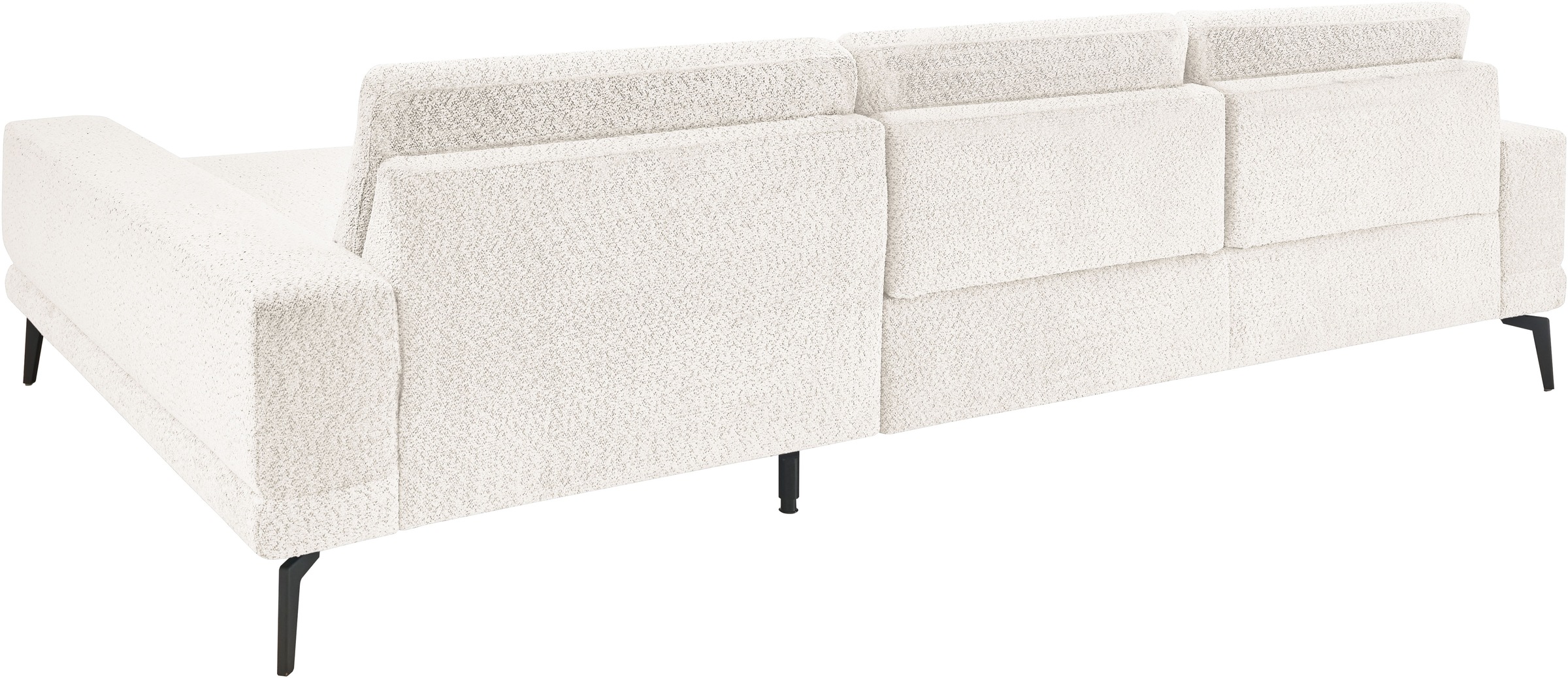 set one by Musterring Ecksofa »SO 3600 optimaler Sitzkomfort in Federkern o. Kaltschaum, 2 Sitzhöhen«, Sitzhöhe 44 cm, Kaltschaum, B 293 x T 180 cm, Kama natur
