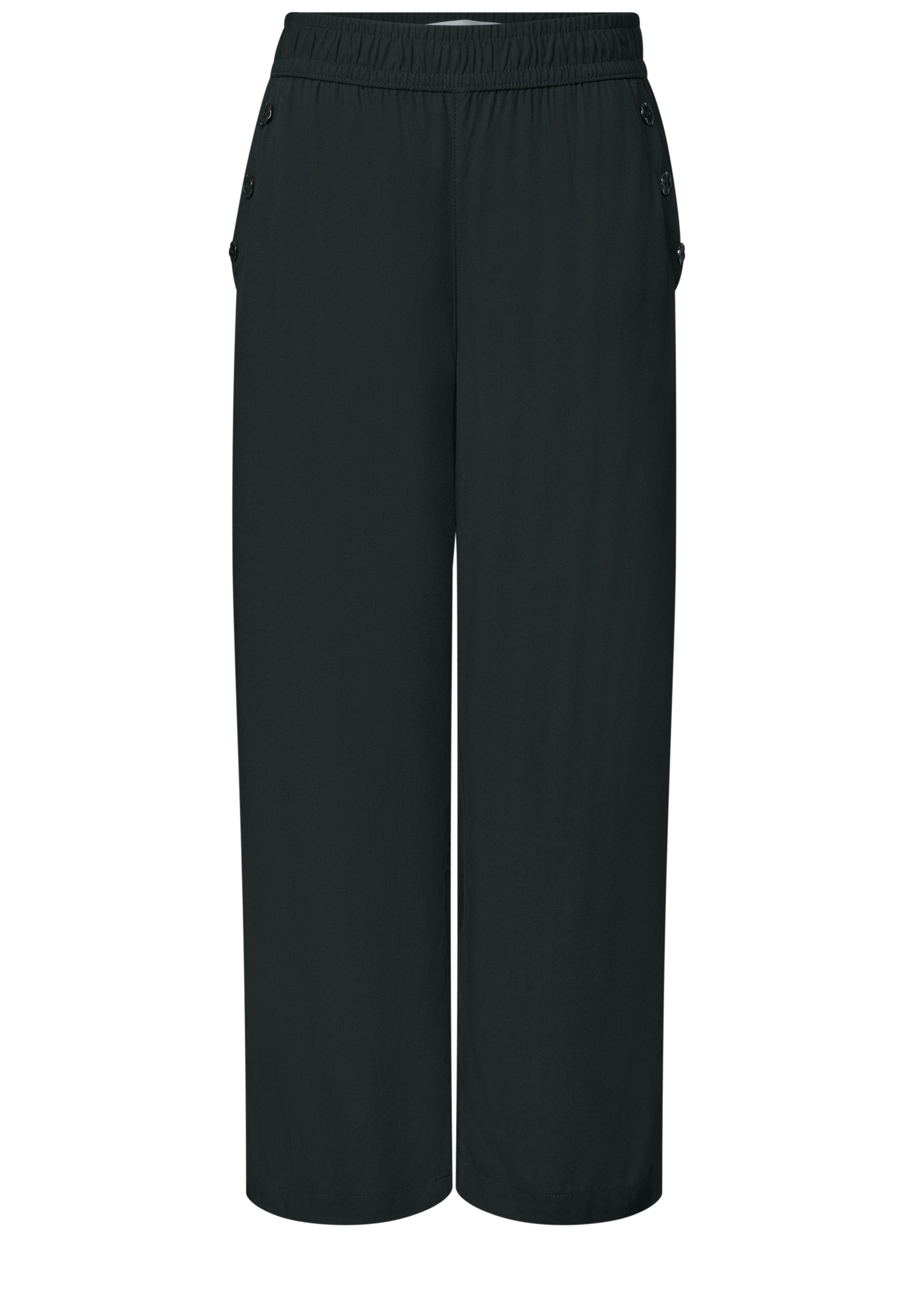 STREET ONE Stoffhose  mit Wide Legs