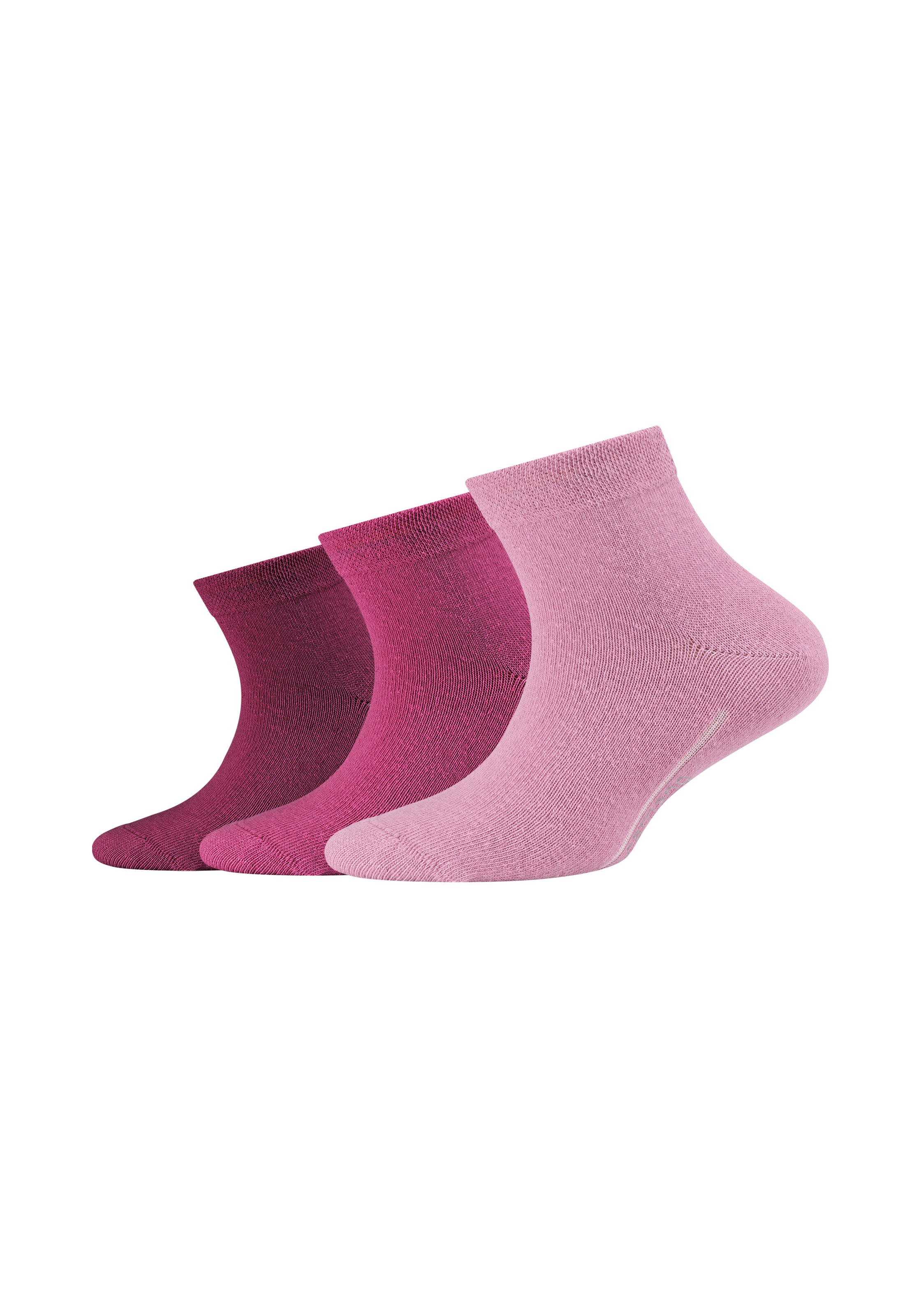 Camano Kurzsocken »ca-soft« 7 Paar,  mit verstärktem Fersen- und Zehenbereich