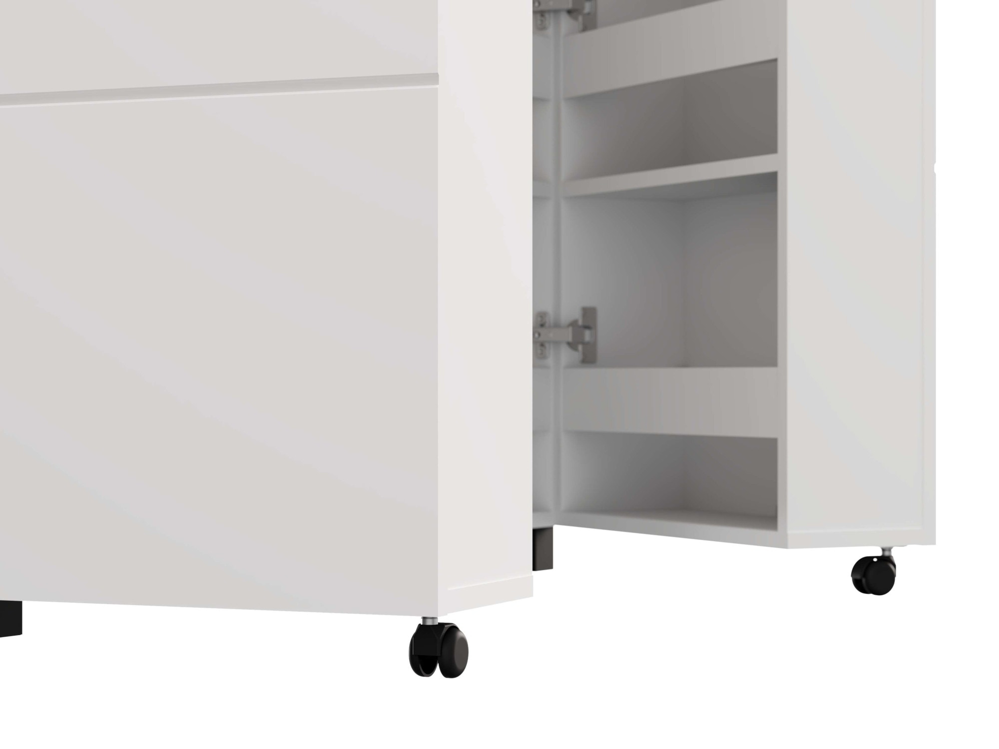 Home affaire Schuhschrank »Islay, Drehtüren auf Rollen, B/T/H: 91,6/32,4/184,4 cm« Schuhkommode mit Platz für ca. 40 Paar Schuhe bis Gr. 40
