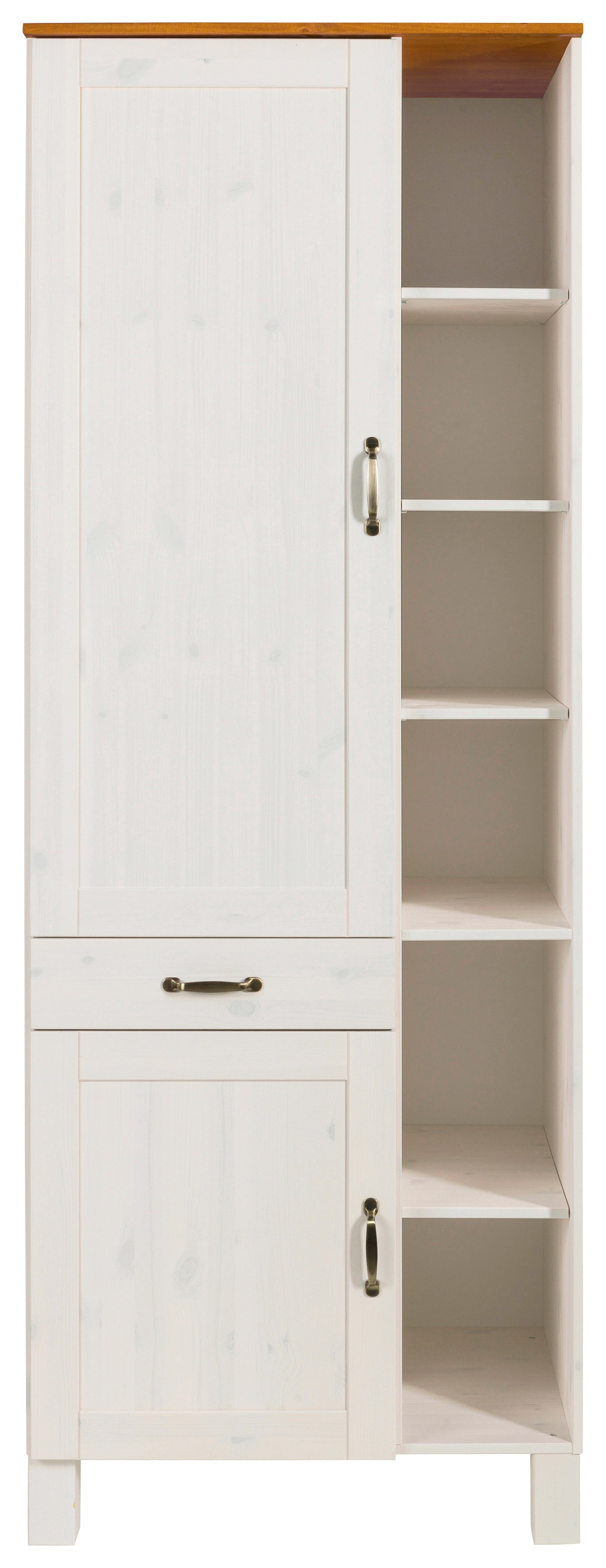 Home affaire Hochschrank "Alby", Breite 75 cm, 2 Türen, 1 Schubkasten, 6 of günstig online kaufen