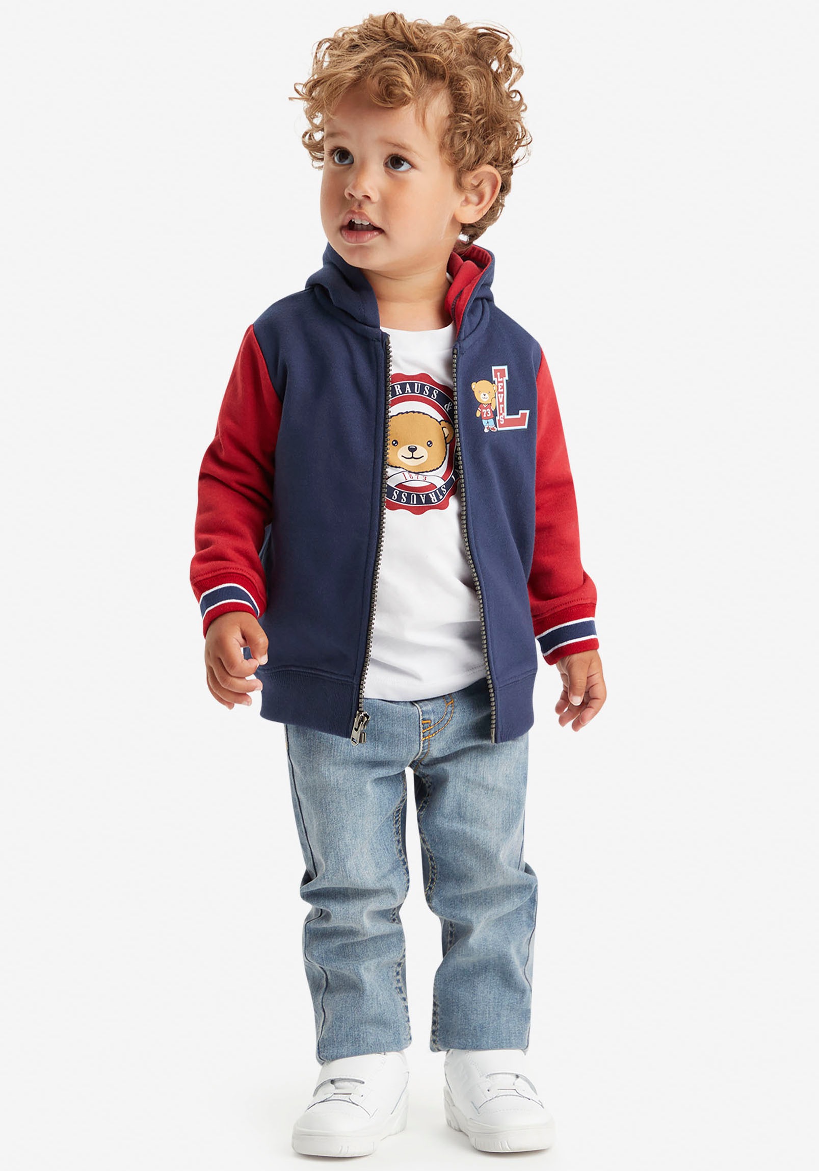 Levi\'s® Kids Shirt, Hose & | tlg.), BOYS Jacket for BAUR »Varsity Set kaufen (3 Baby Jäckchen online 3pc«, Denim