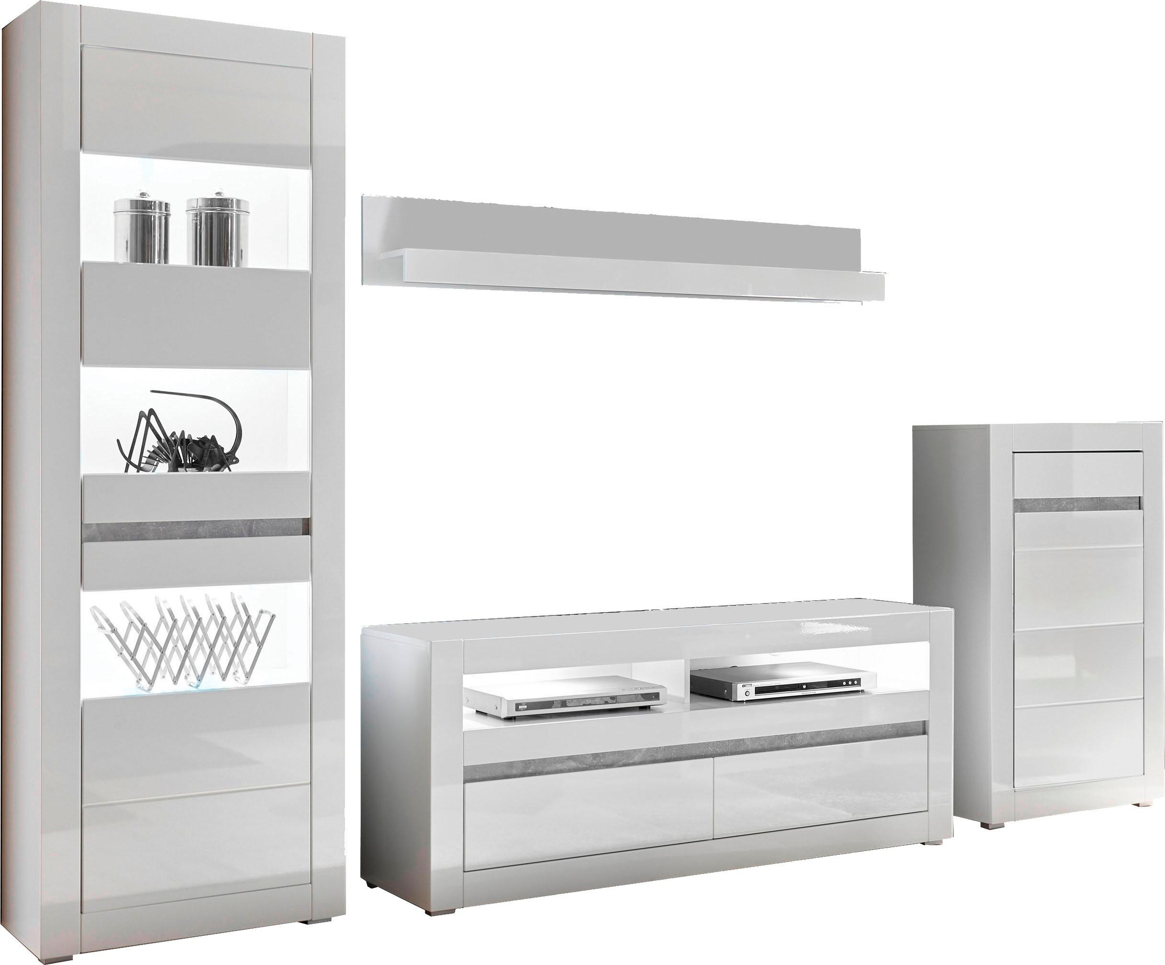 INOSIGN Wohnwand "Carat" Set, 4 Stk. tlg. günstig online kaufen