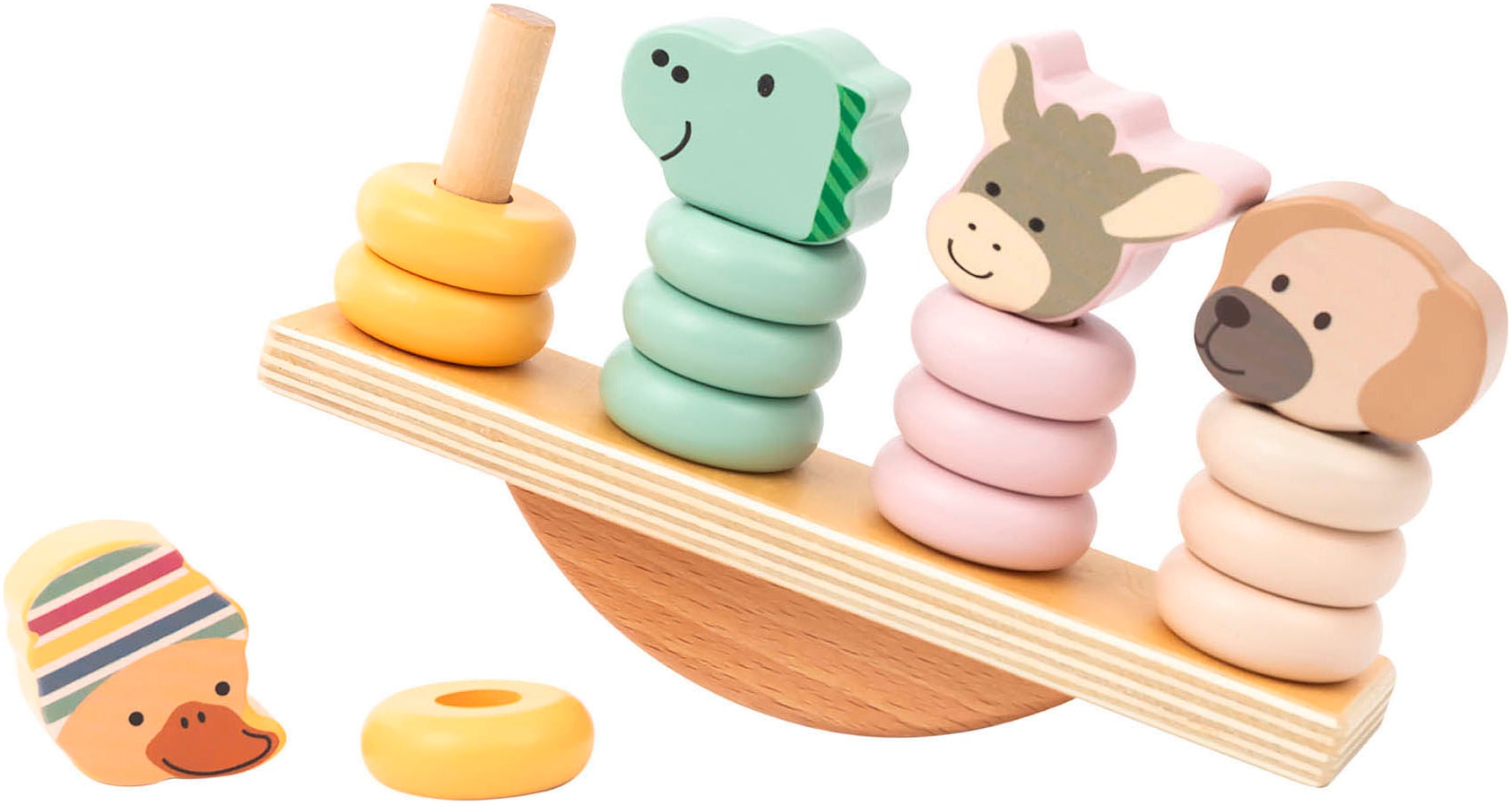 Sterntaler® Stapelspielzeug »Balancierspiel Holz« FSC® - schützt Wald