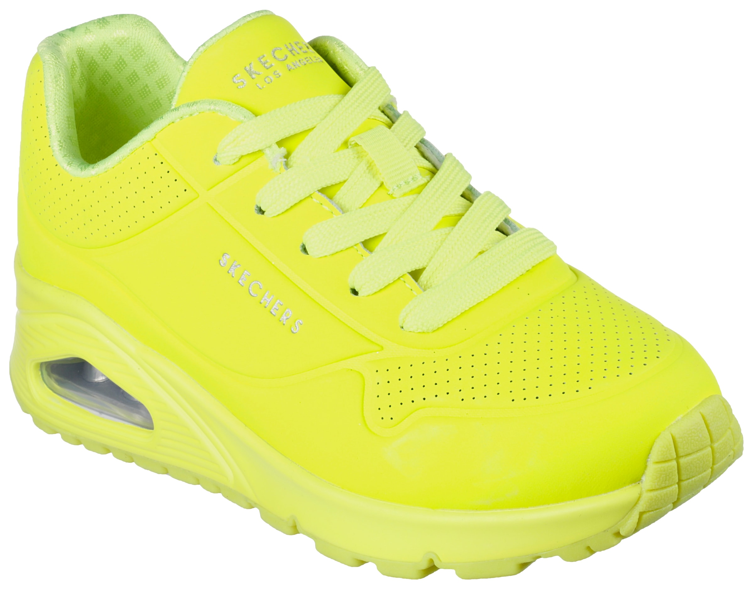 Skechers Kids Plateausneaker »UNO GEN1 - NEON GLOW«, Keilsneaker, Schnürschuh, Sneaker mit Neon Glow