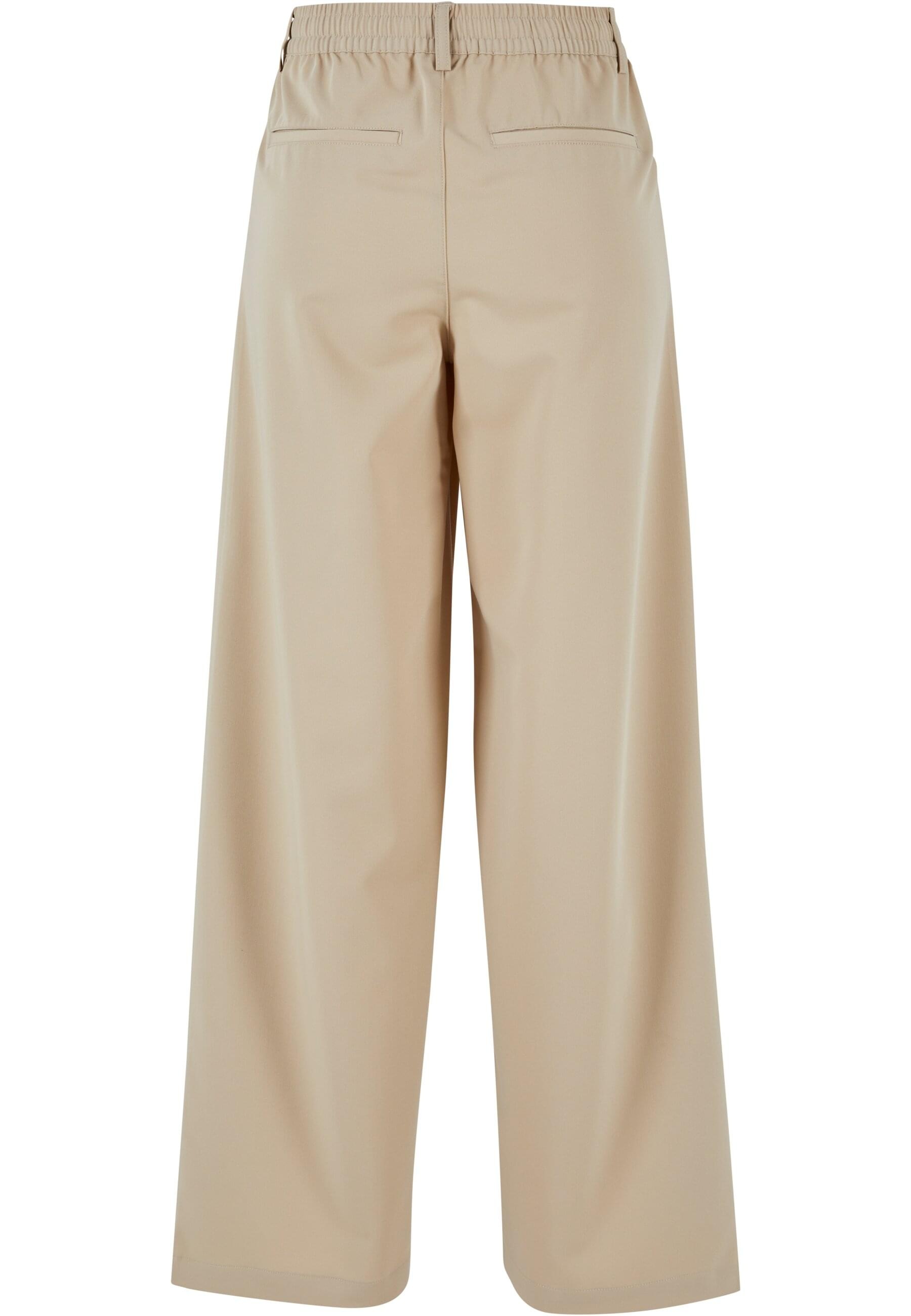 URBAN CLASSICS Stoffhose »Urban Classics Damen Ladies Ultra Wide Pleat-Front Pants«, (1 tlg.)