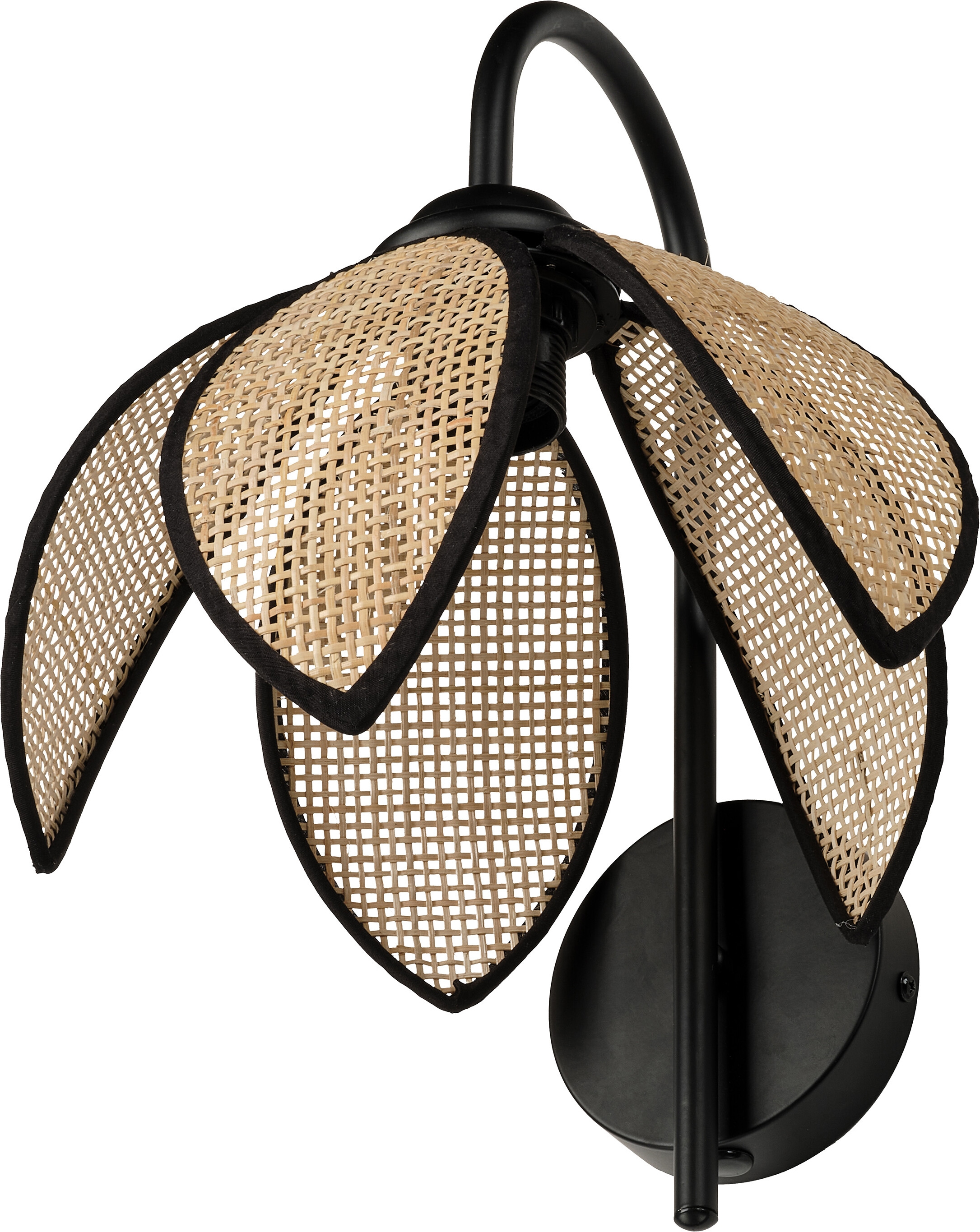 Osram Wandleuchte »Decor Rattan« E27 1 Stk. braun, E27, Rattan und Stahl
