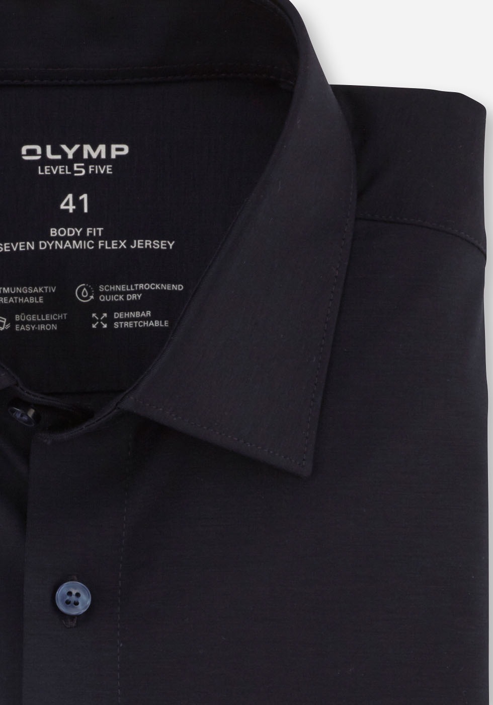 OLYMP Langarmhemd "24/7 - Level 5 - Jersey" modisches Blumenmuster in der I günstig online kaufen