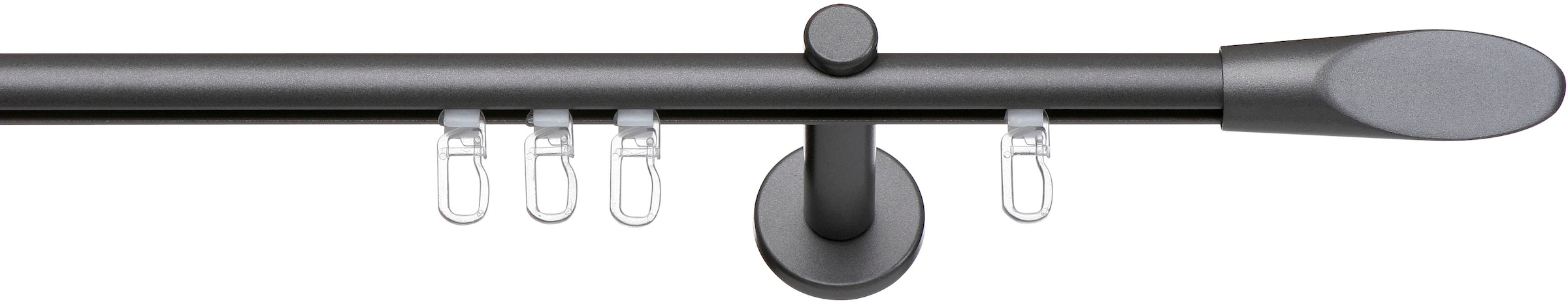 indeko Gardinenstange "Marbella" Ø 16 mm 1 läufig-läufig Fixmaß Innenlauf K günstig online kaufen