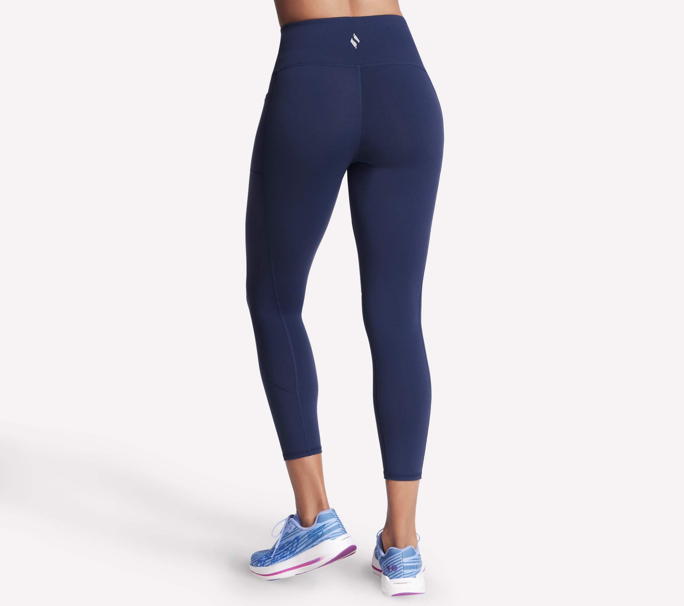 Skechers 7/8-Leggings  mit Seitennahttaschen, aus Jersey-Material, schmale Beinform