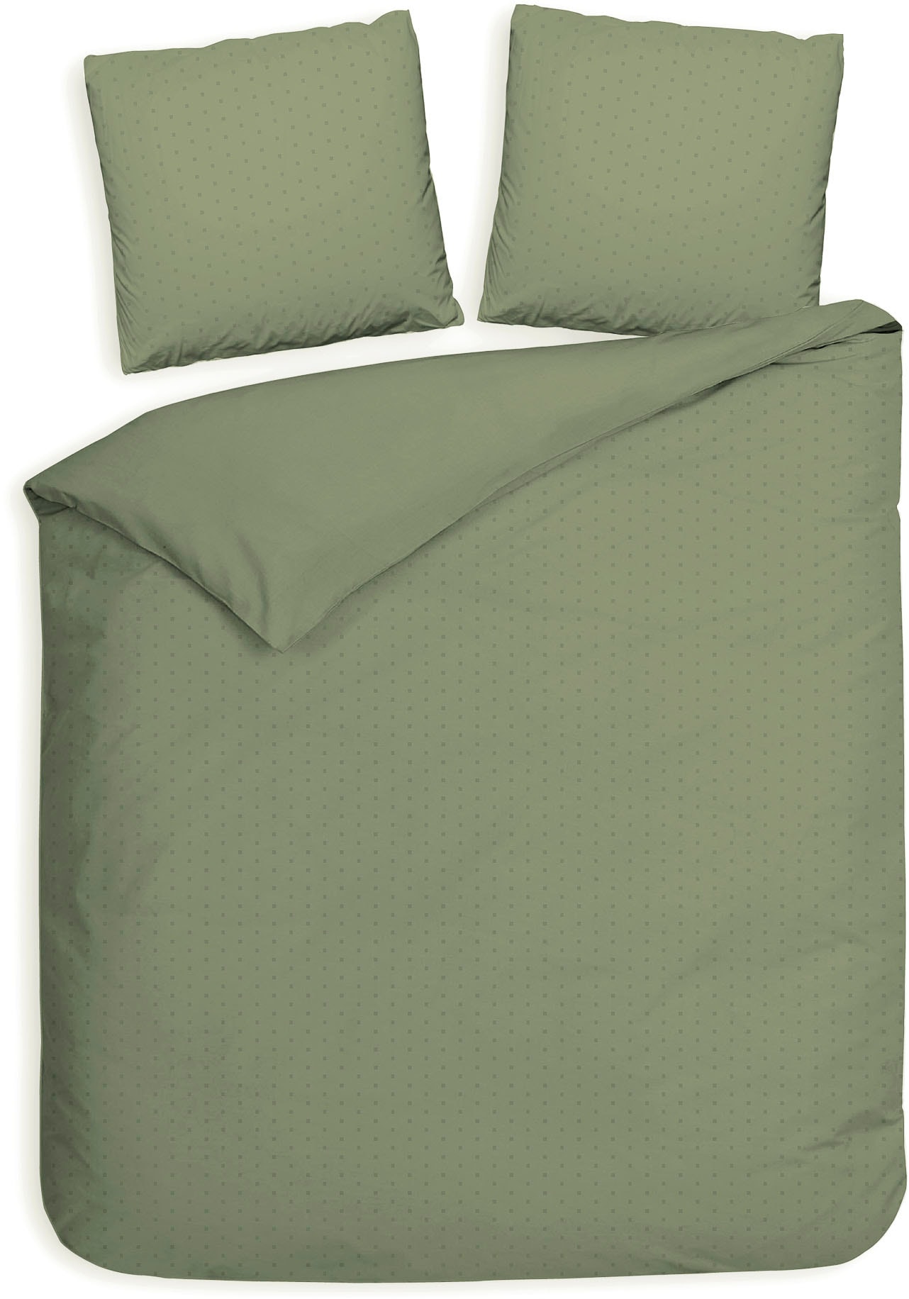 Heckett & Lane Bettwäsche "Punto" 3 Stk. gepunktet, 100% Baumwolle ab 135x2 günstig online kaufen