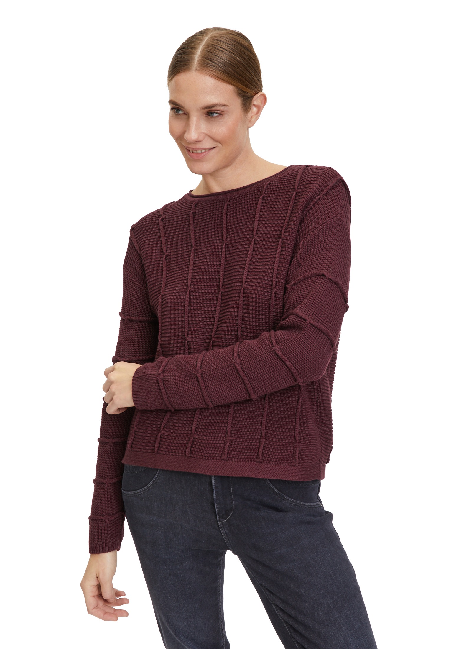 Betty Barclay Strickpullover "Betty Barclay Grobstrick-Pullover mit Strickd günstig online kaufen