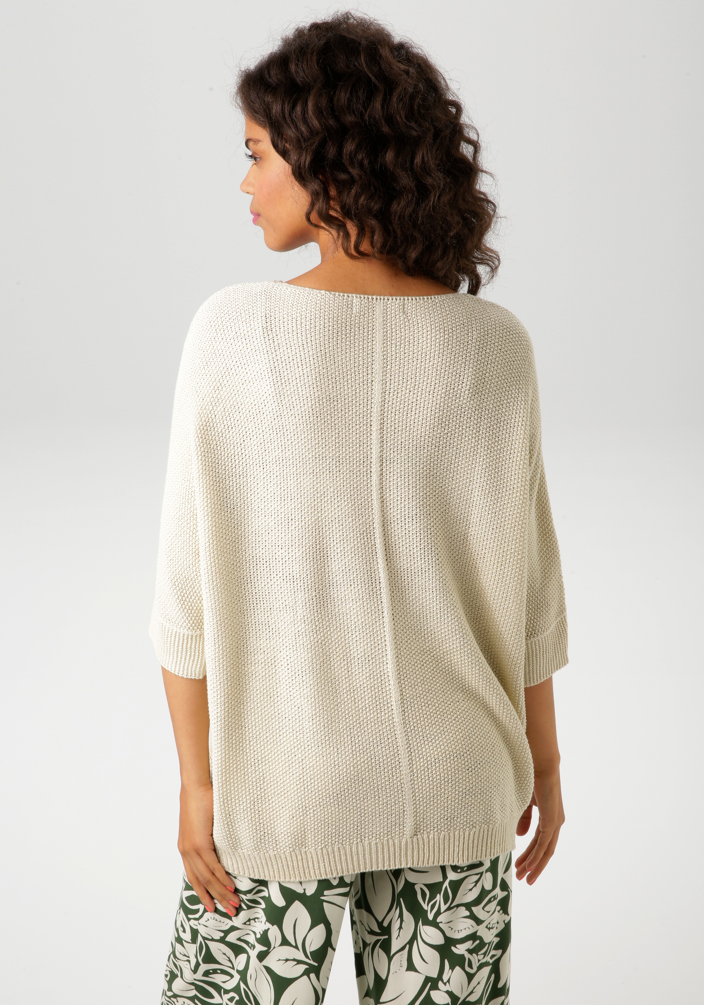 Aniston CASUAL Strickpullover, im ausdrucksvollem Perl-Muster - NEUE KOLLEK günstig online kaufen