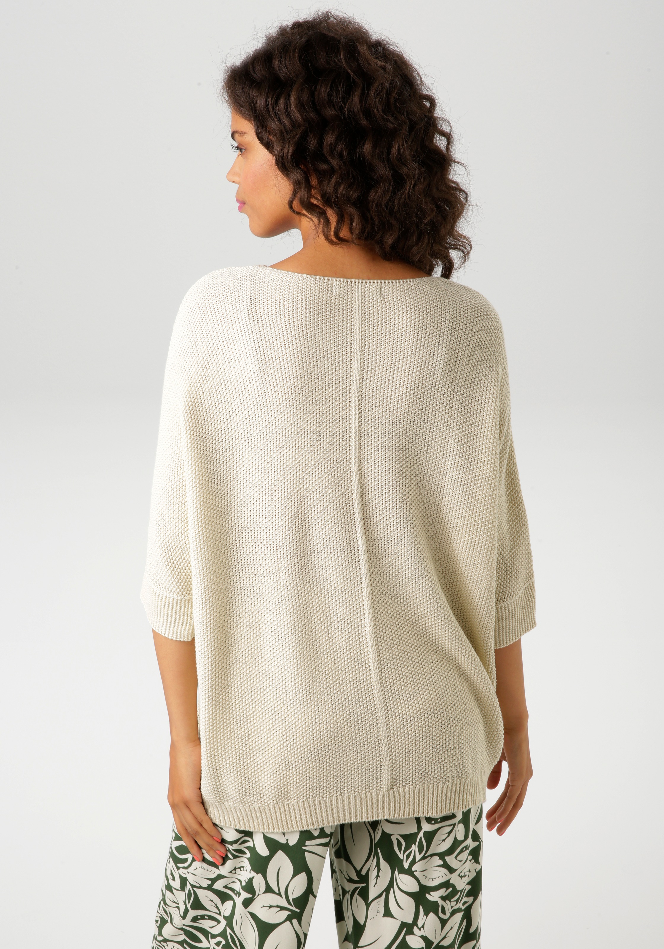 Aniston CASUAL Strickpullover, im ausdrucksvollem Perl-Muster günstig online kaufen