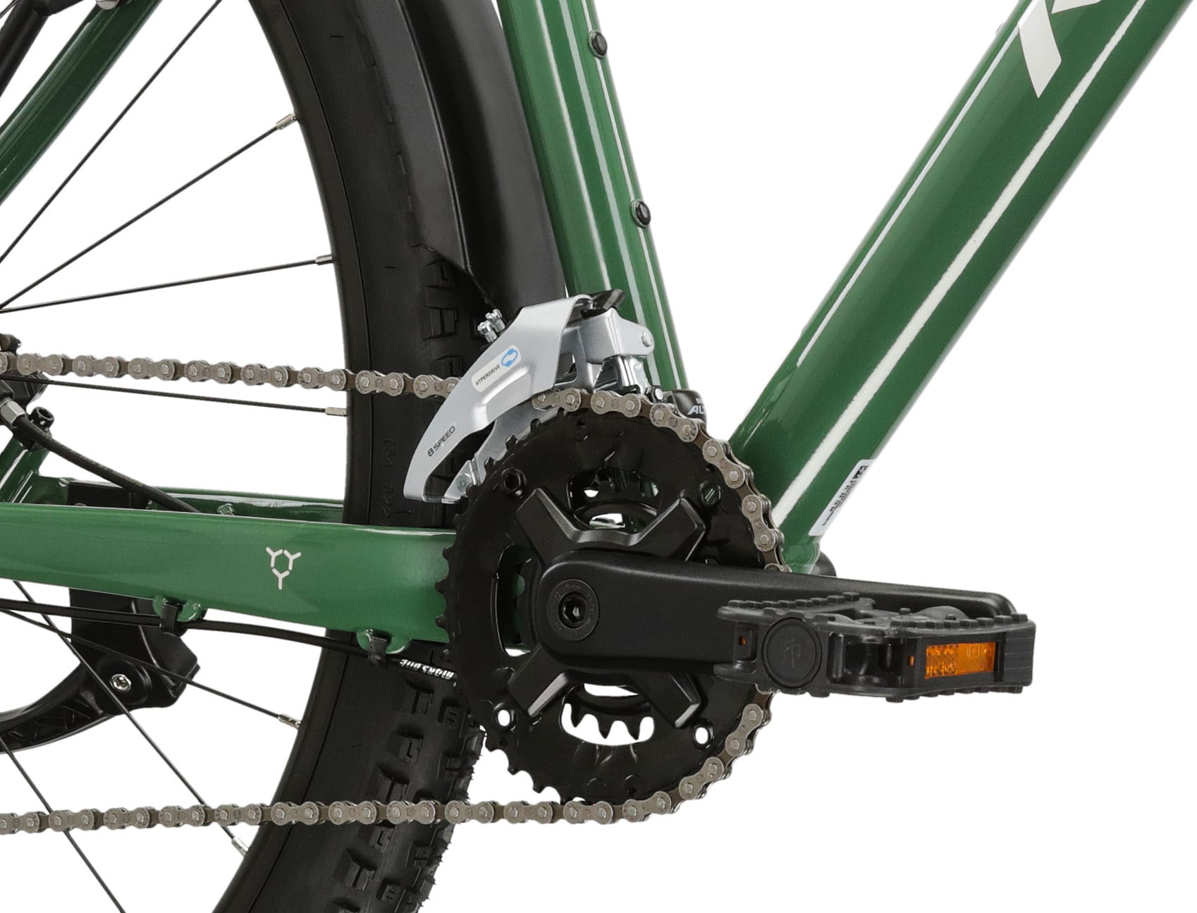 Kross Mountainbike »KROSS MTB Hardtail Hexagon 4.0 27,5" grün«, 16 Gang, Shimano, ACERA M3020 Schaltwerk, Kettenschaltung