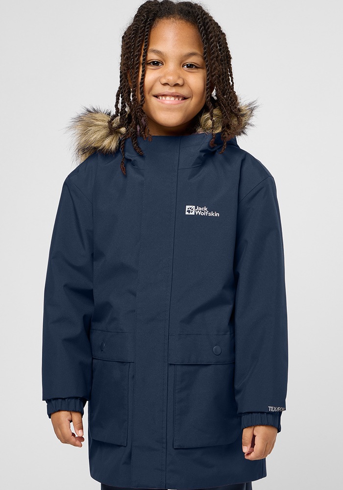 Jack Wolfskin 3-in-1-Funktionsparka "COSY BEAR 3IN1 PARKA G", mit Kapuze