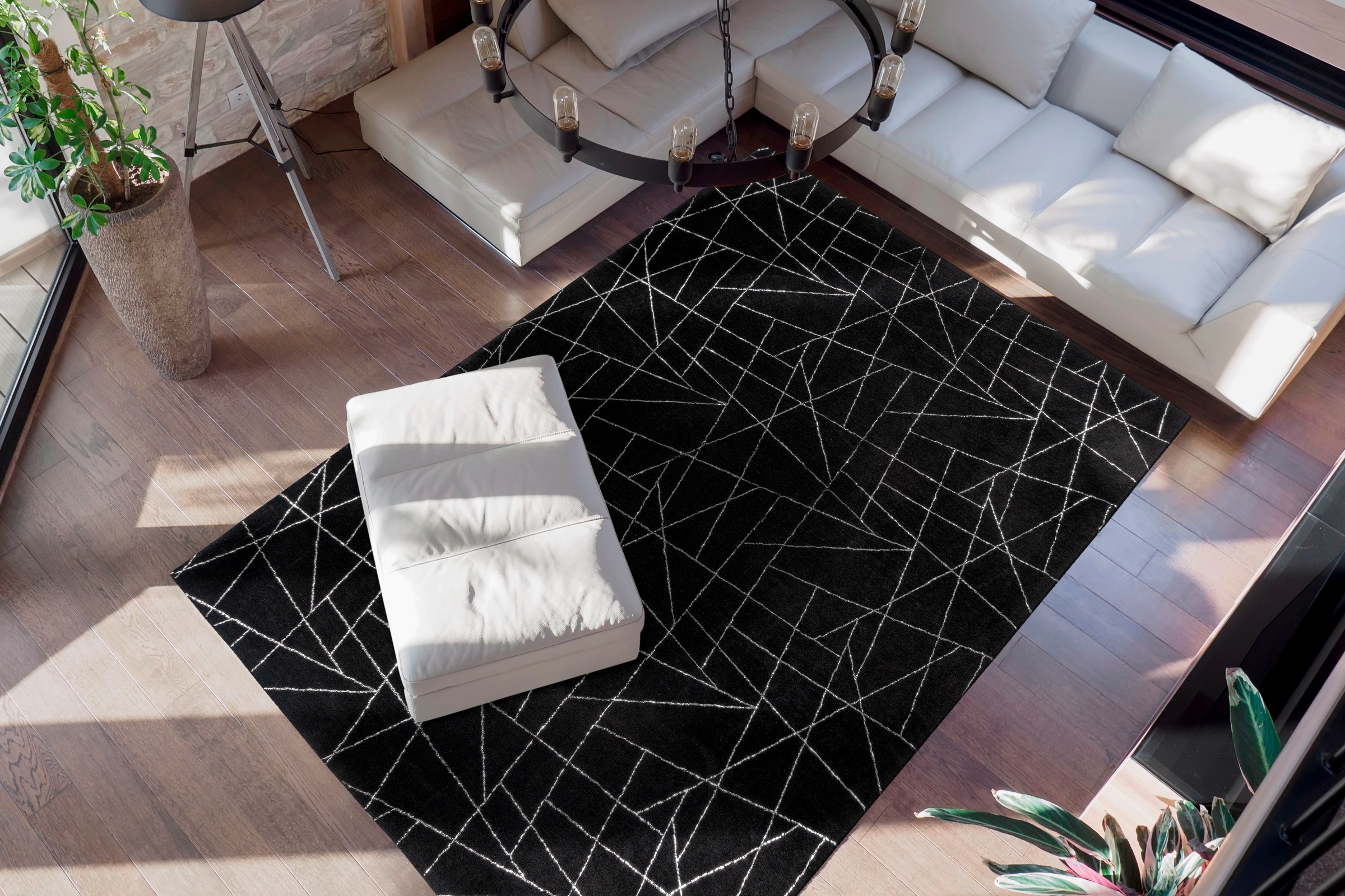 me gusta Teppich »Bijou 125«, rechteckig, 20 mm Höhe, Glanz Effekt, weicher Flor, Wohnzimmer, Schlafzimmer